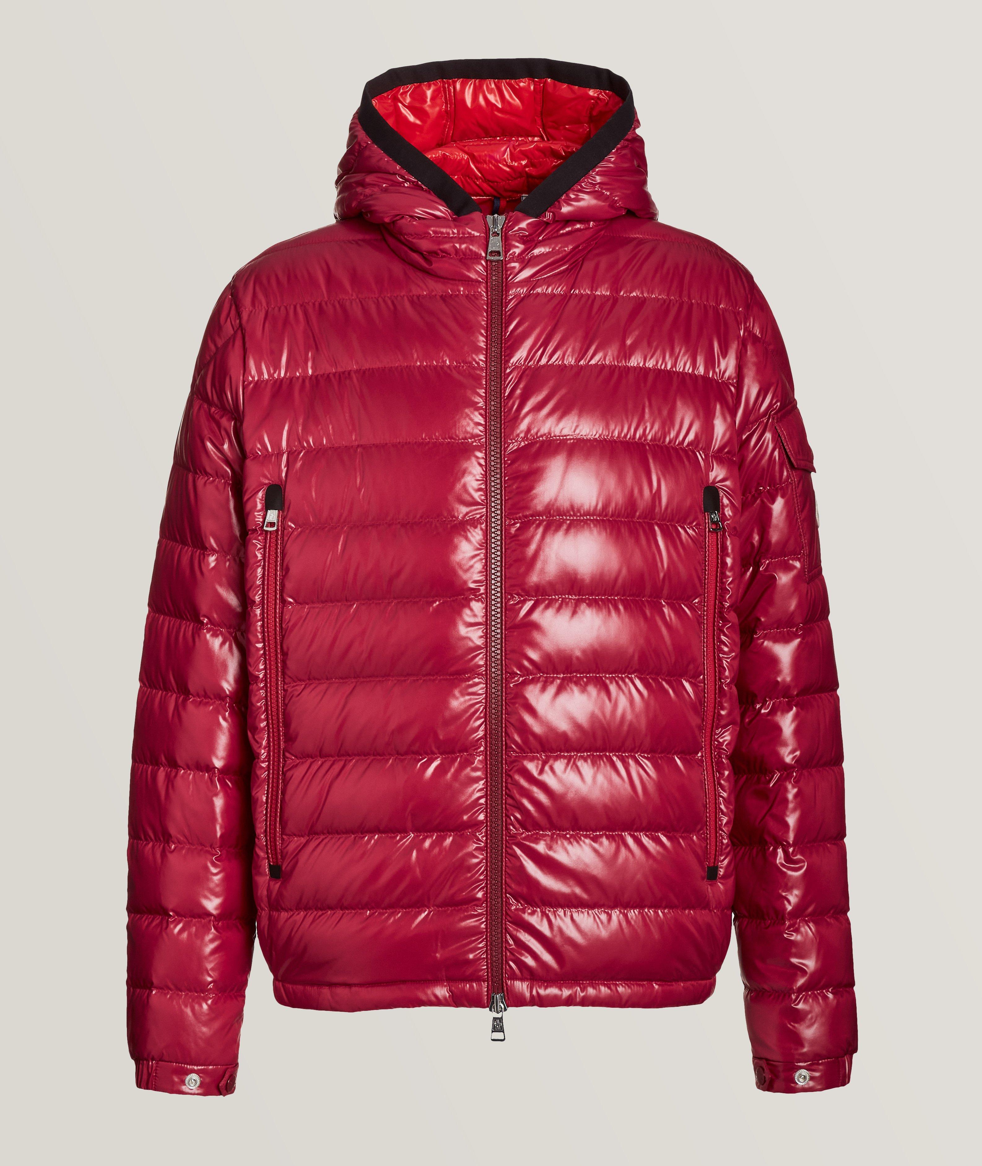 Moncler Manteau de duvet lustré et surpiqué