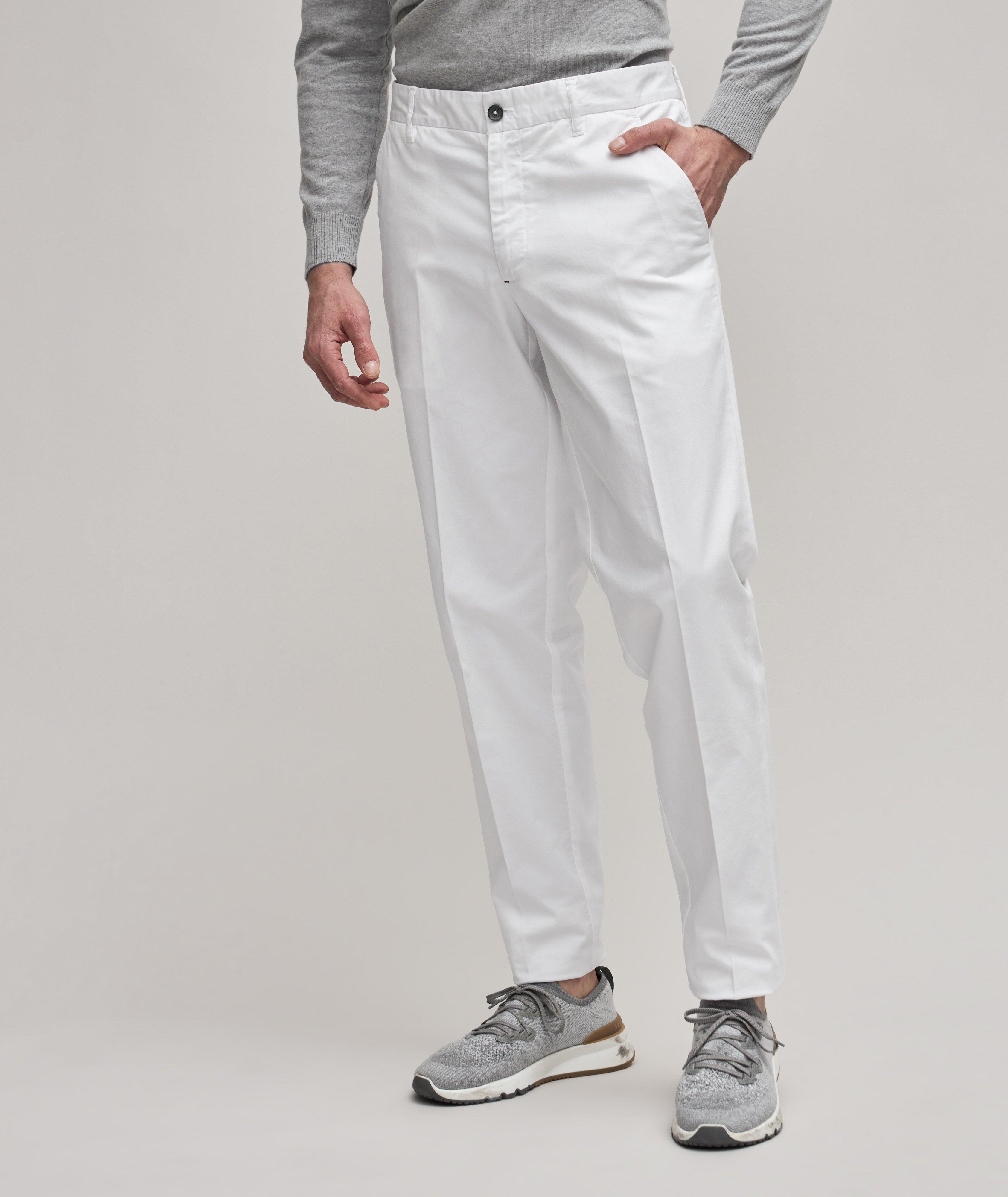 Slim-Fit Cotton-Stretch Chino Pants image 1