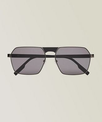 ZEGNA Leggerissimo Caravan-Style Frame Sunglasses