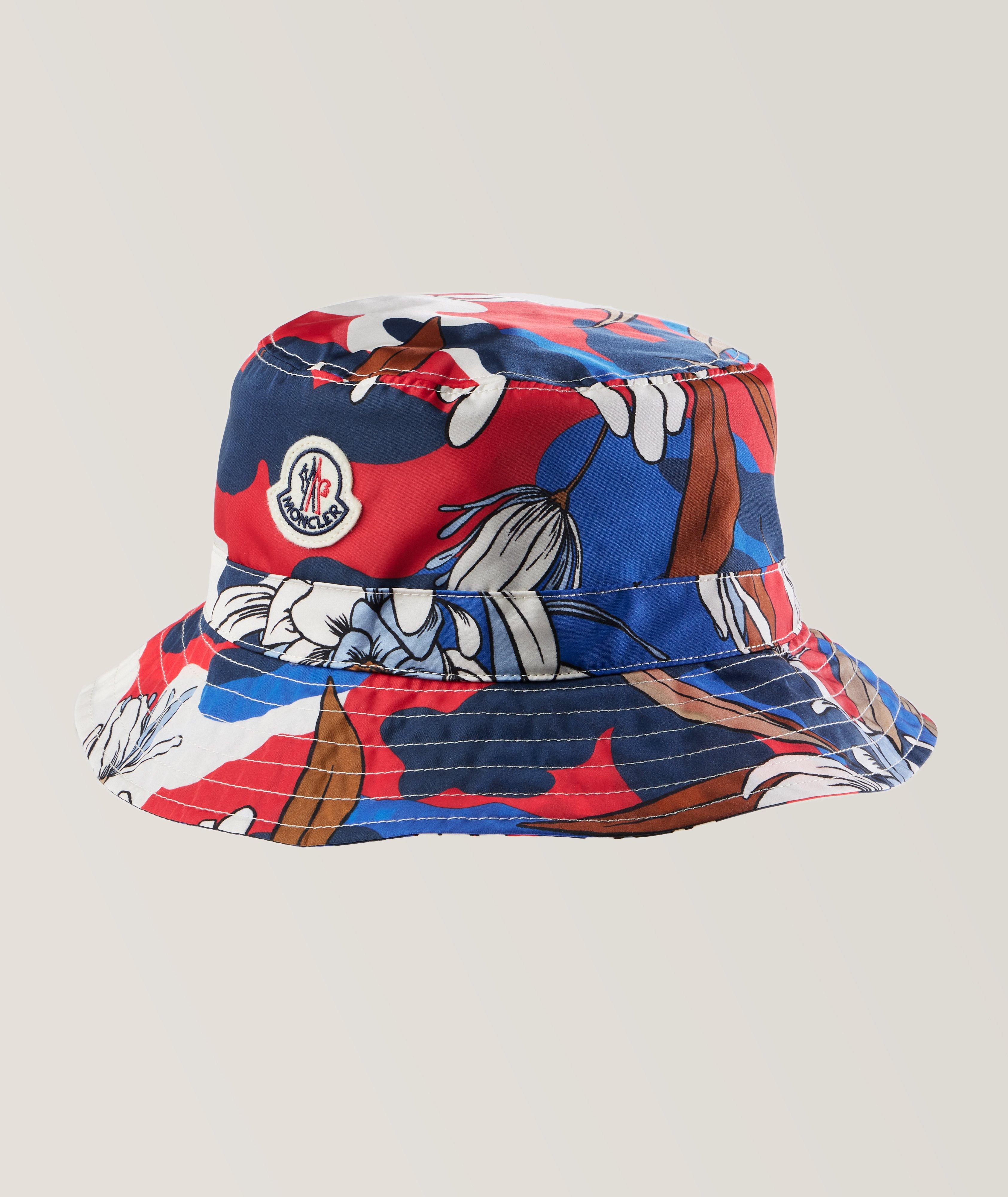 Chapeau cloche en nylon à motif floral image 0