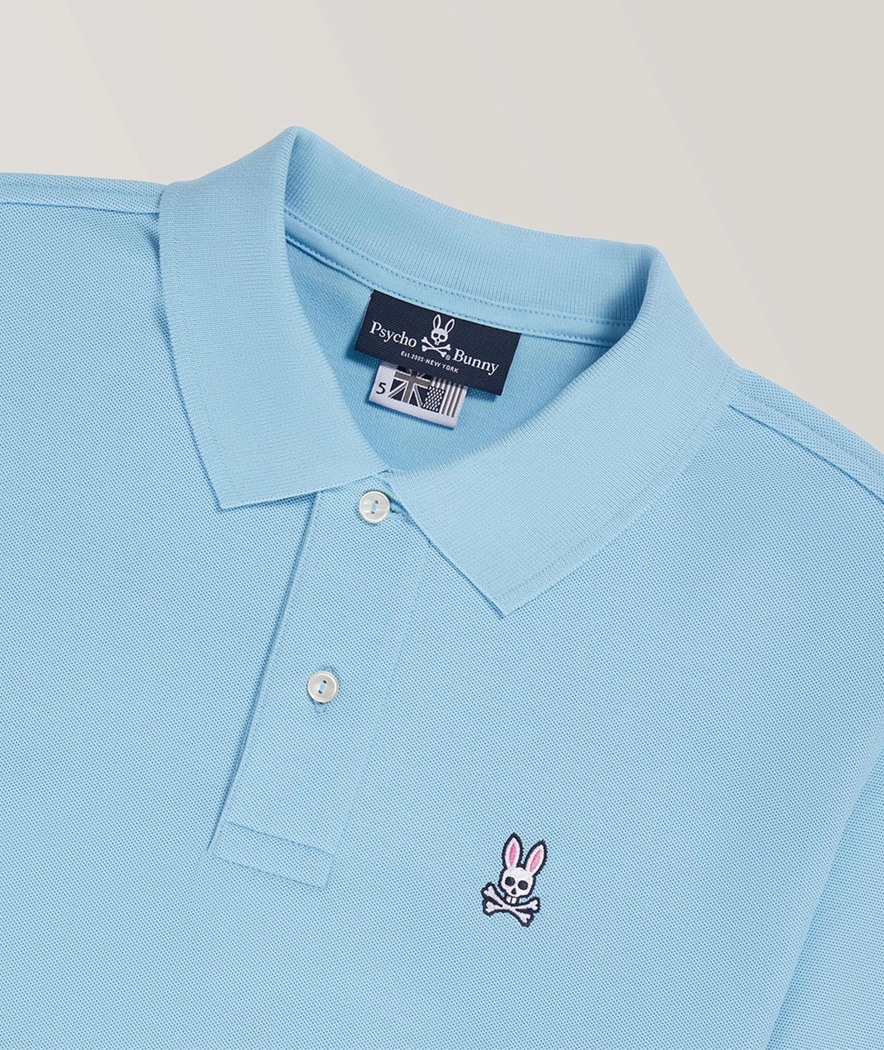 Polo en coton piqué avec logo de lapin image 1