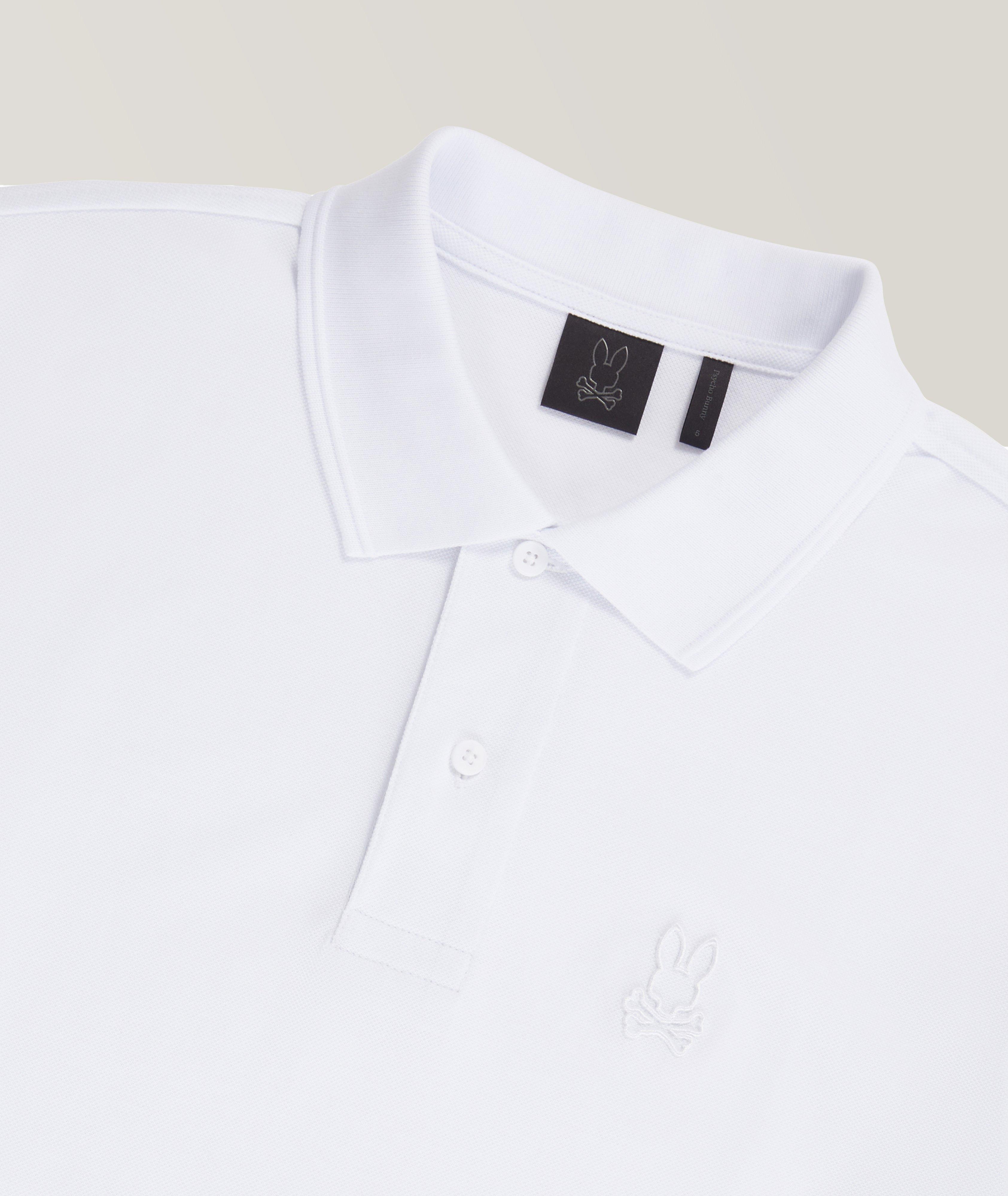 OUTLINE Embroidered Logo Cotton Piqué Polo image 1