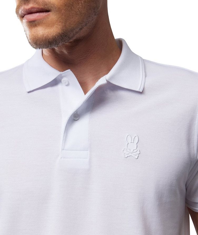 Polo en coton piqué avec logo image 4