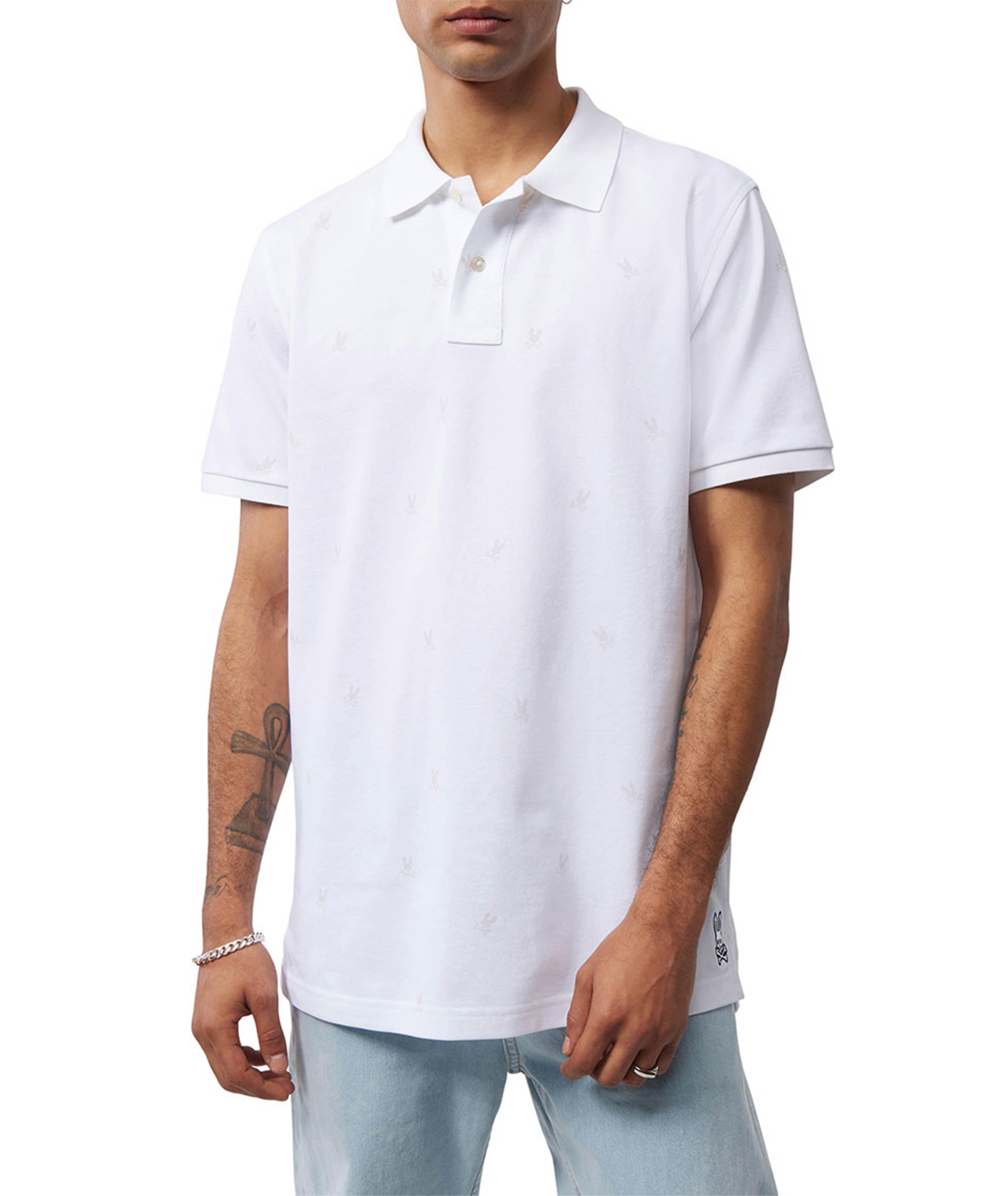 Polo Eakins en coton pima avec logo de lapin image 1