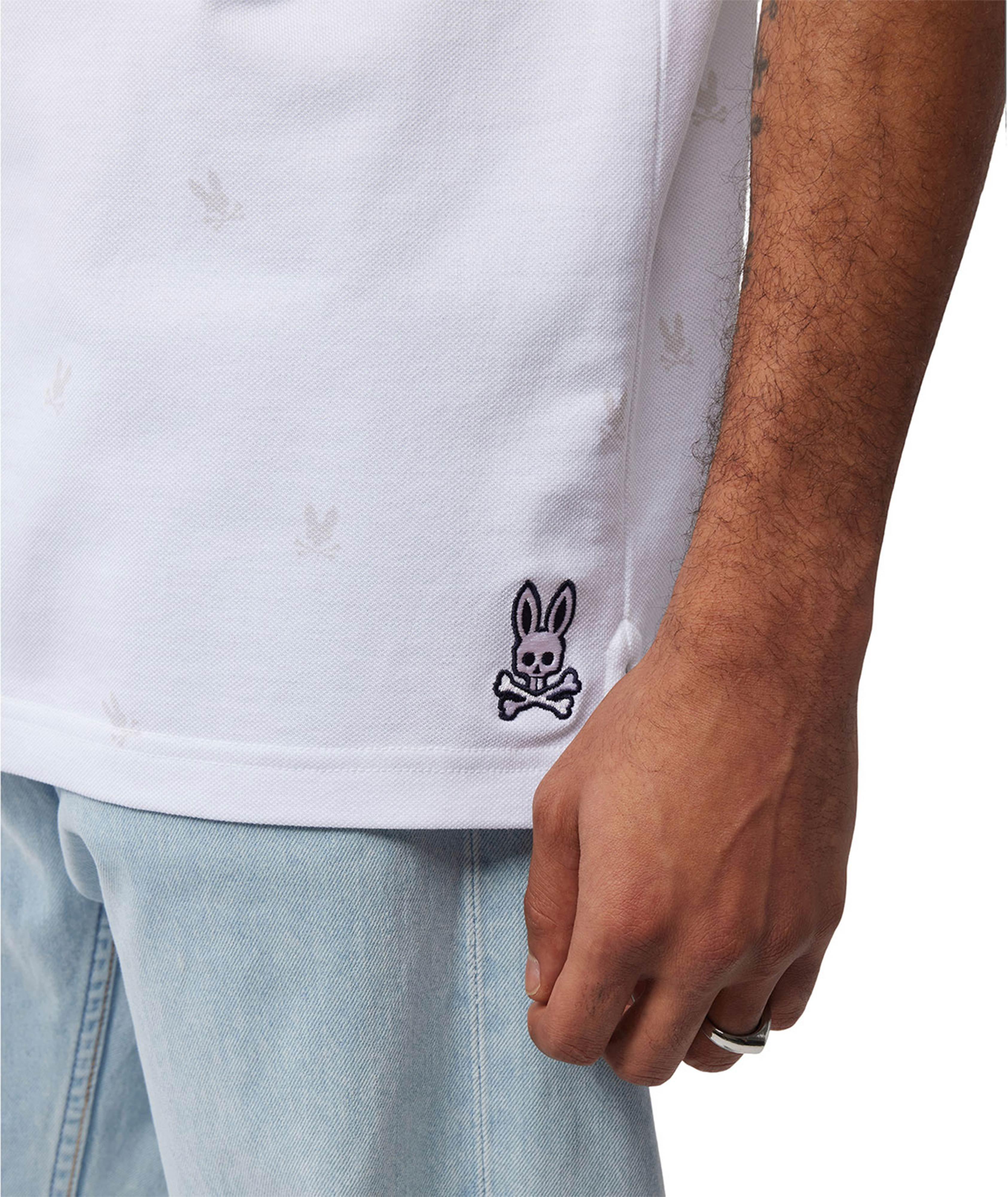 Polo Eakins en coton pima avec logo de lapin image 3