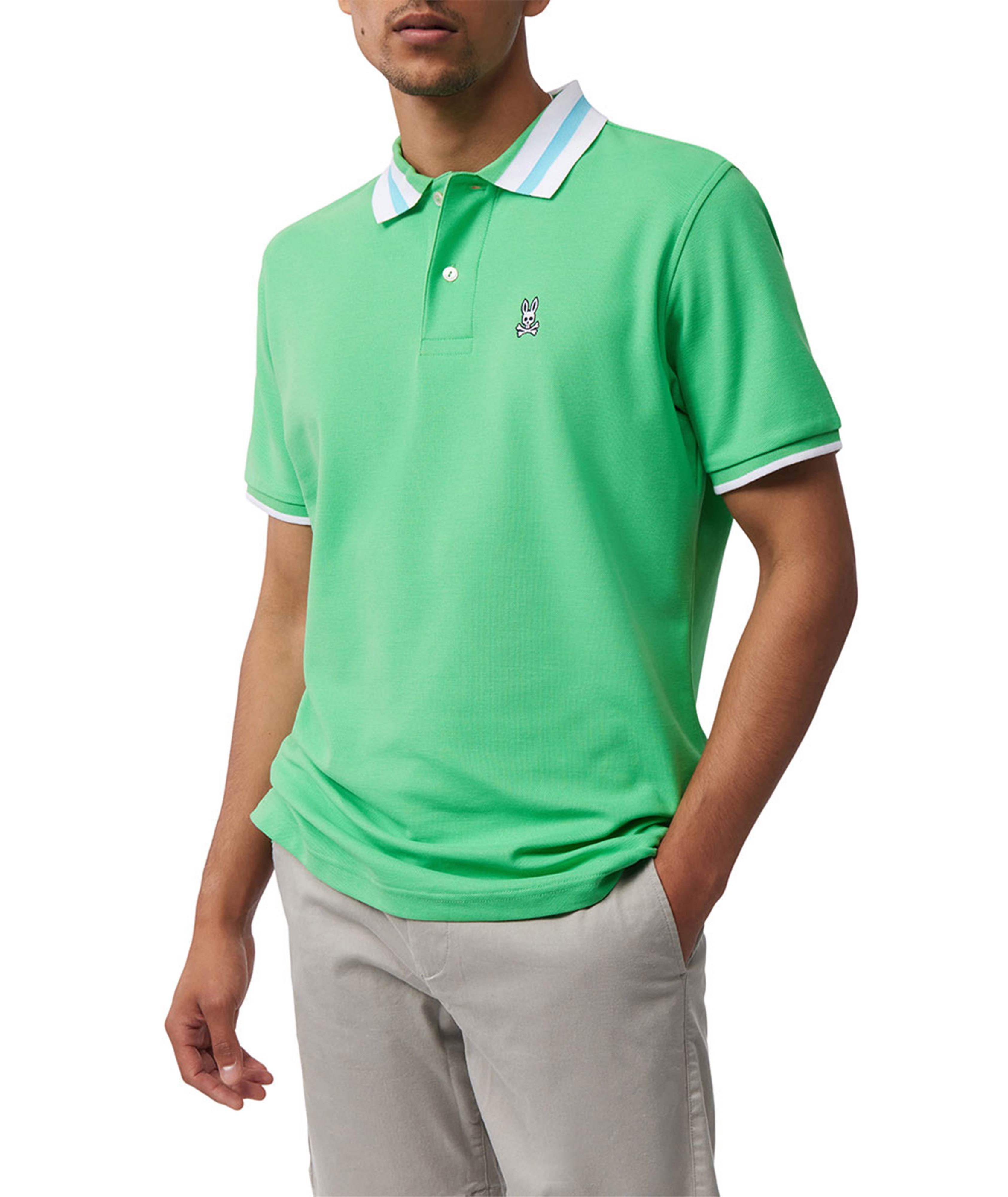Polo Eakins en coton pima avec logo de lapin image 1