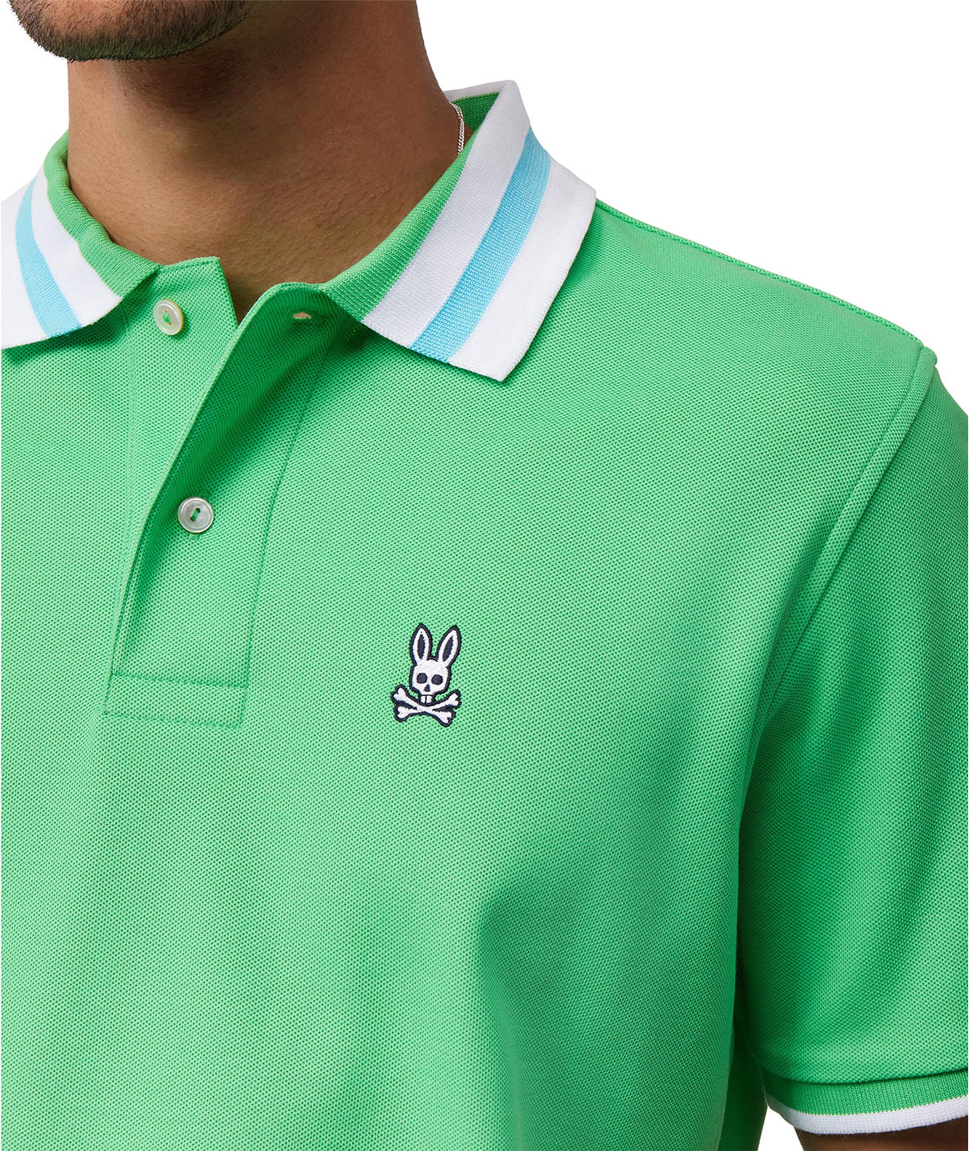 Polo Eakins en coton pima avec logo de lapin image 3