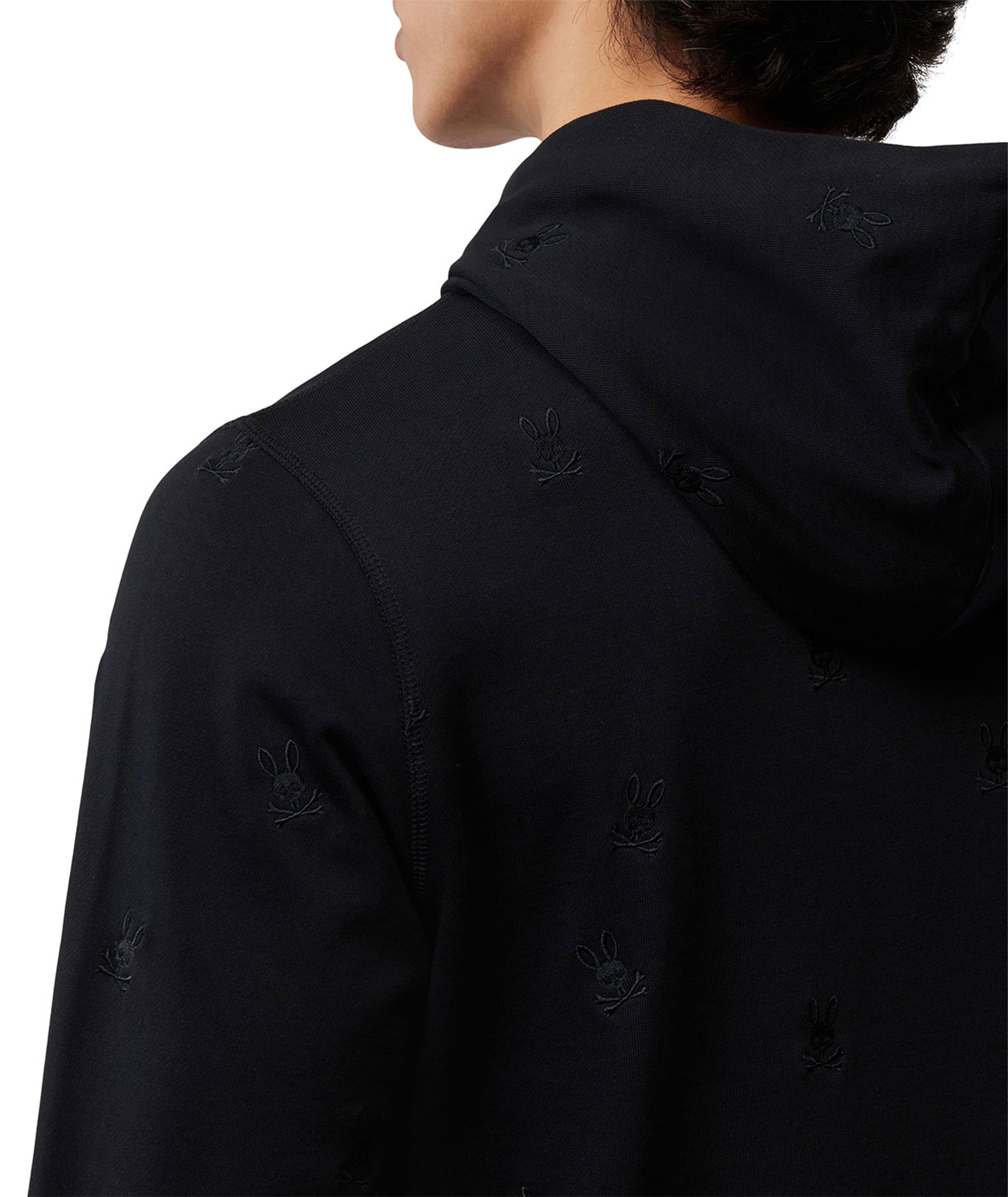 Royce Flocked Logo Hooded Sweater image 3