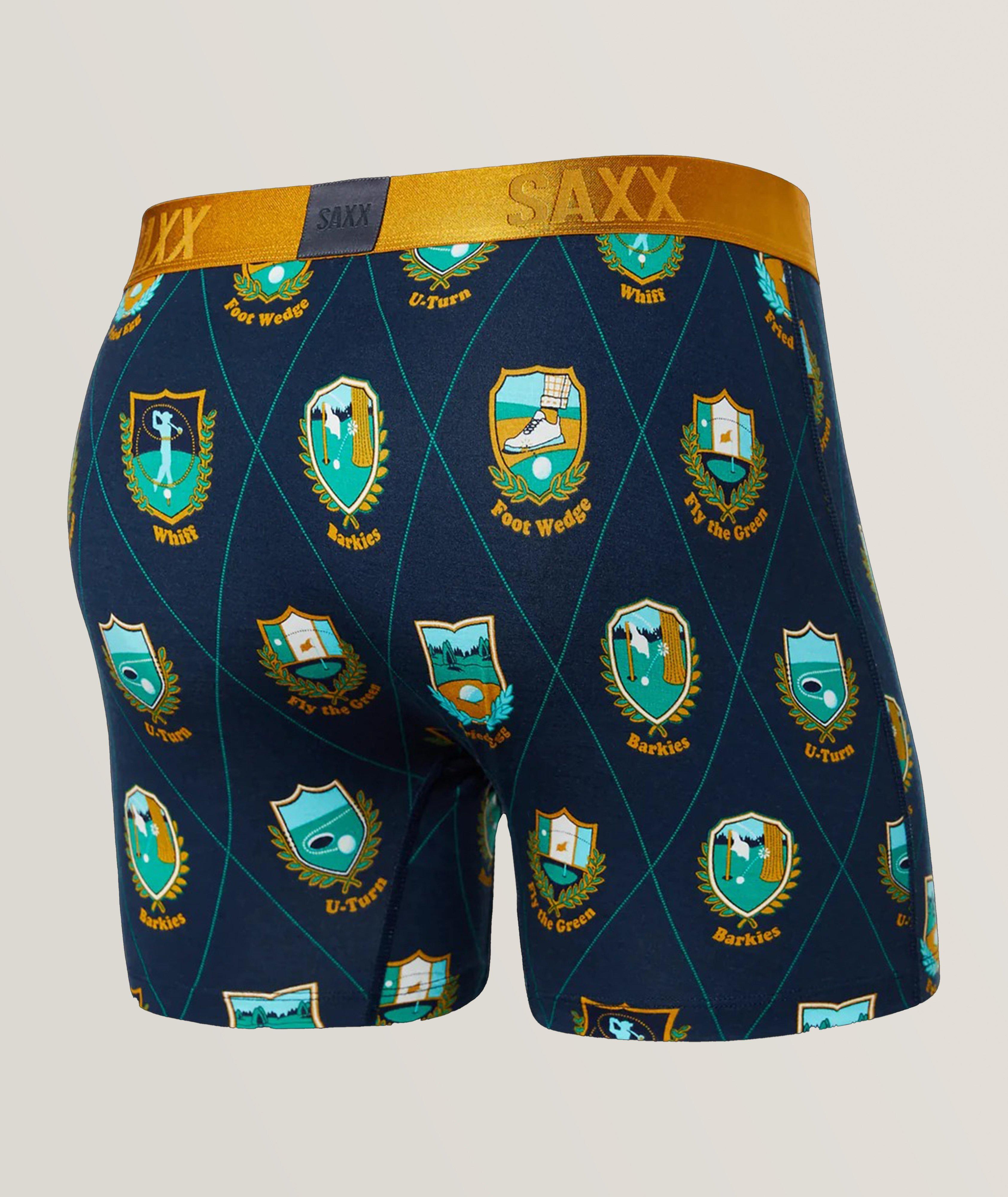 Boxeur en mélange de soie à motif d’écussons image 1
