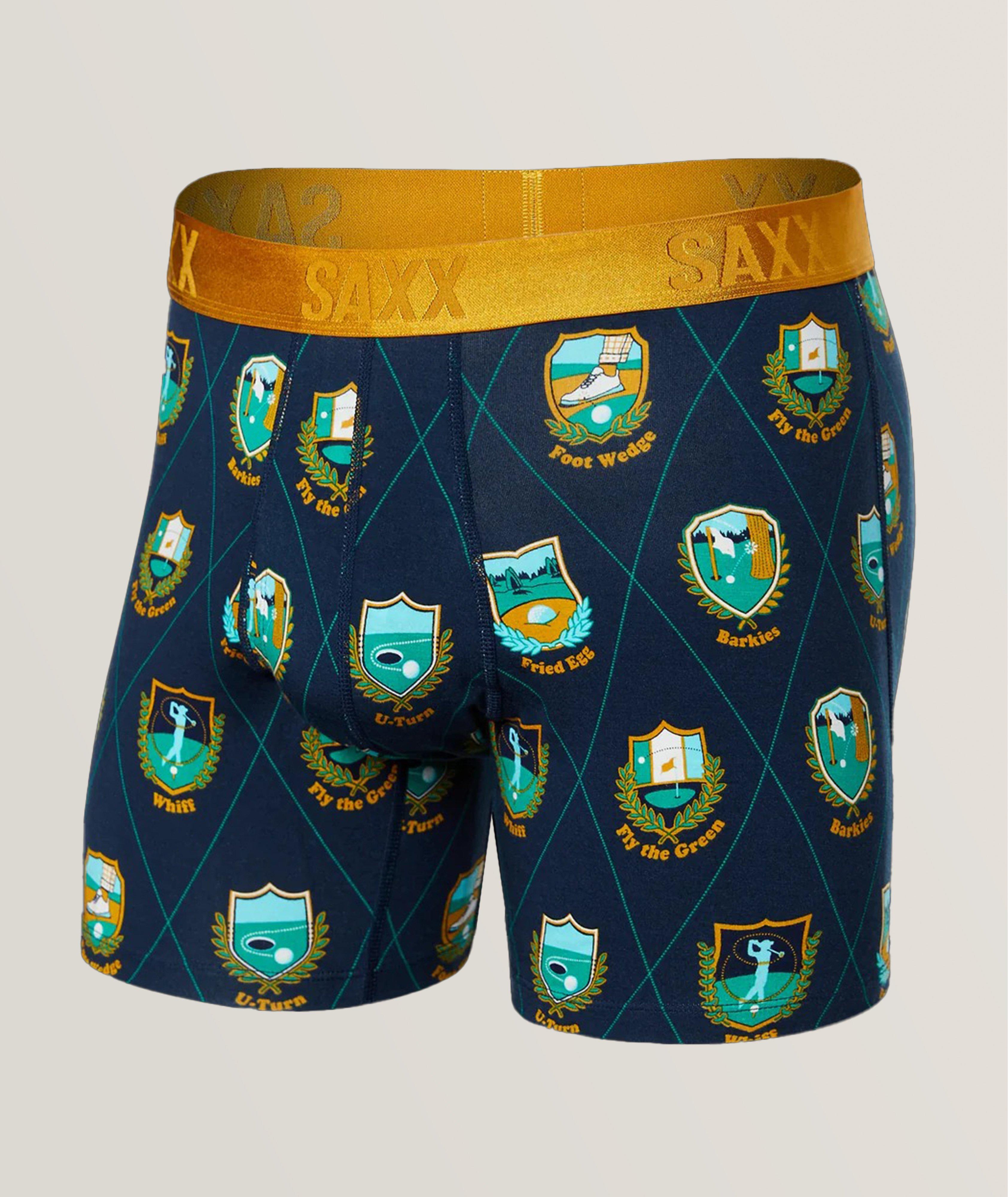 Boxeur en mélange de soie à motif d’écussons image 0