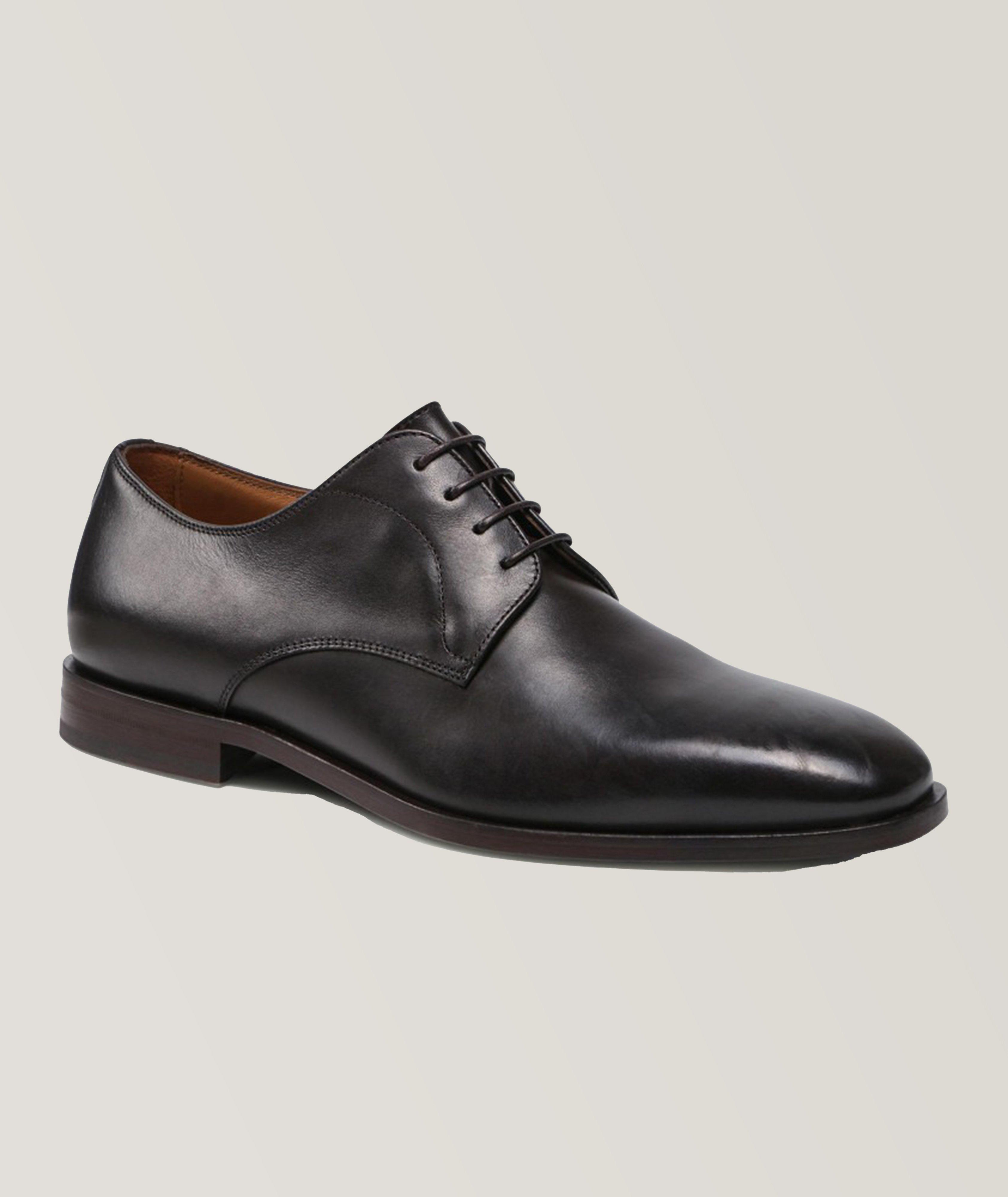 Lisbon Burnished Leather Derbies image 0