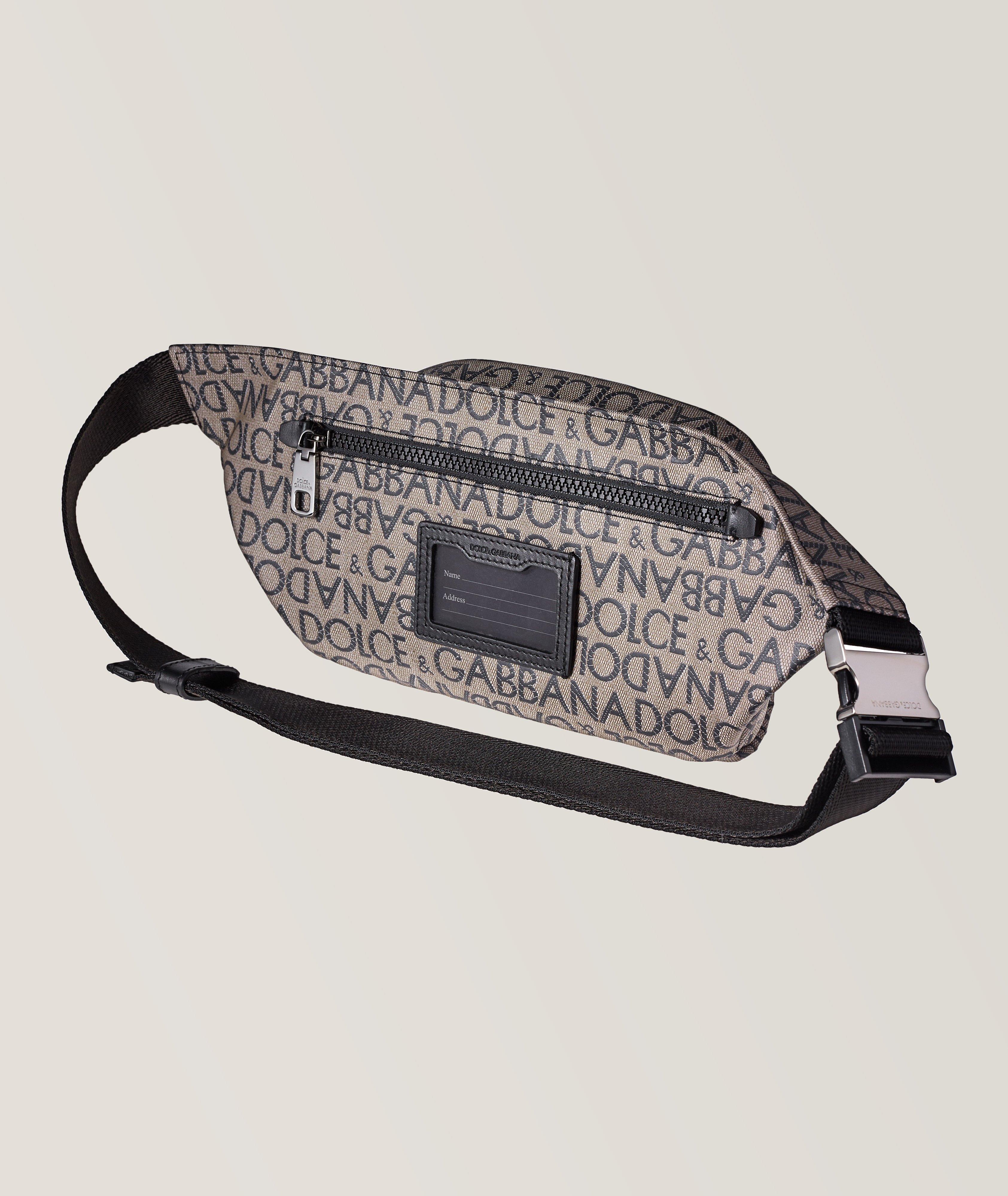 Jacquard Logo Plaque Technical Fabric Belt Bag image 1