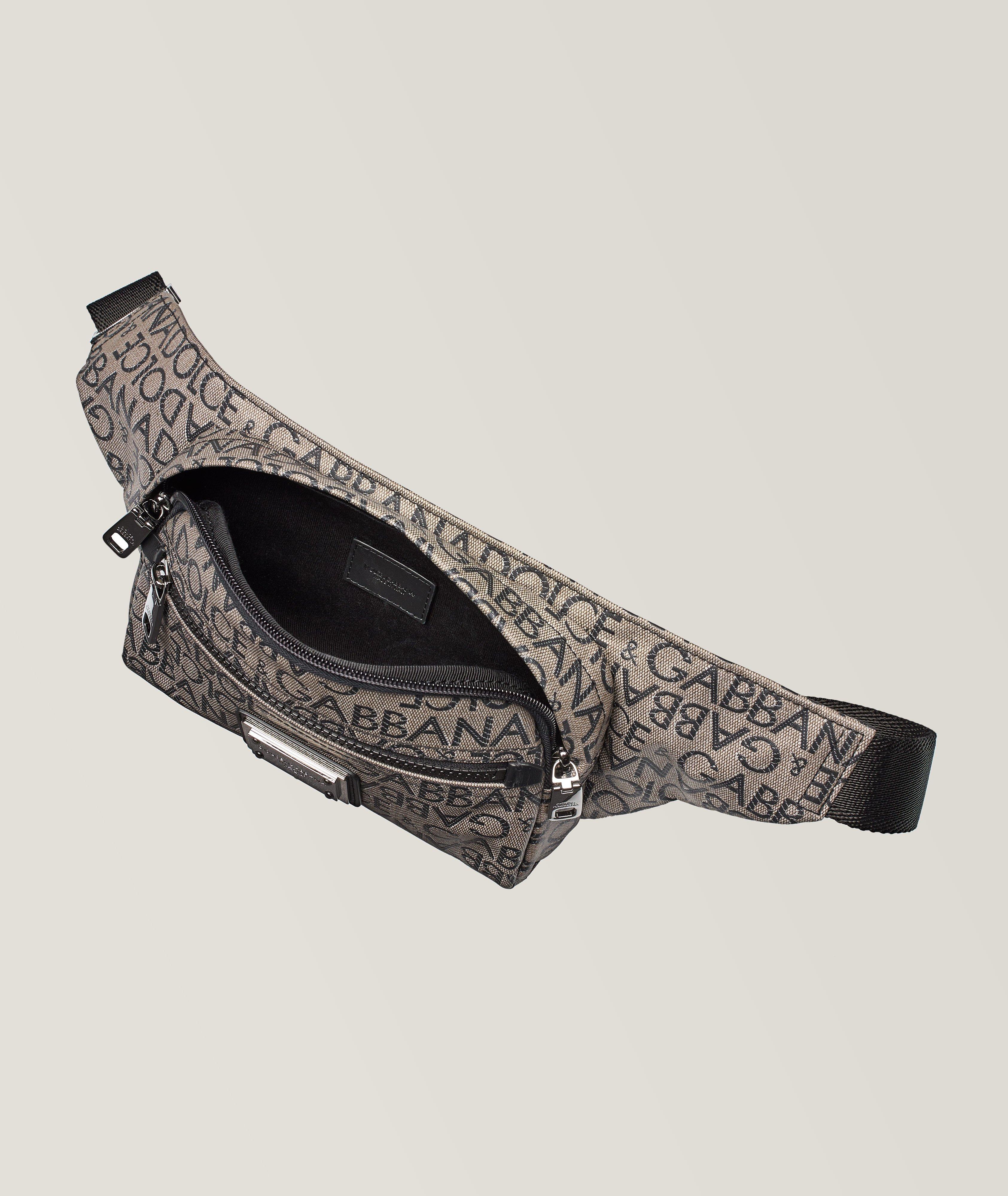 Jacquard Logo Plaque Technical Fabric Belt Bag image 2