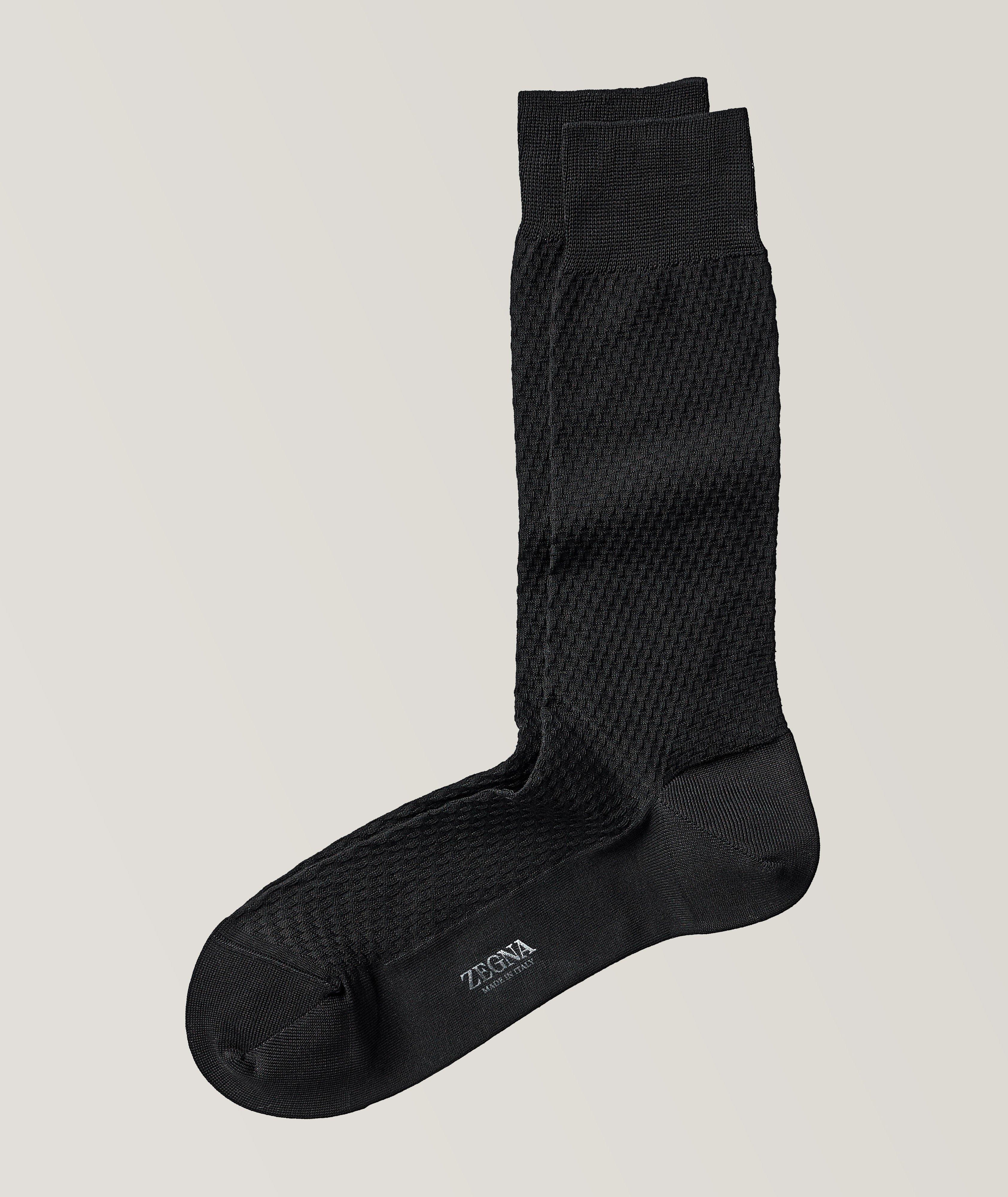 Textured Mid Calf Socks image 0