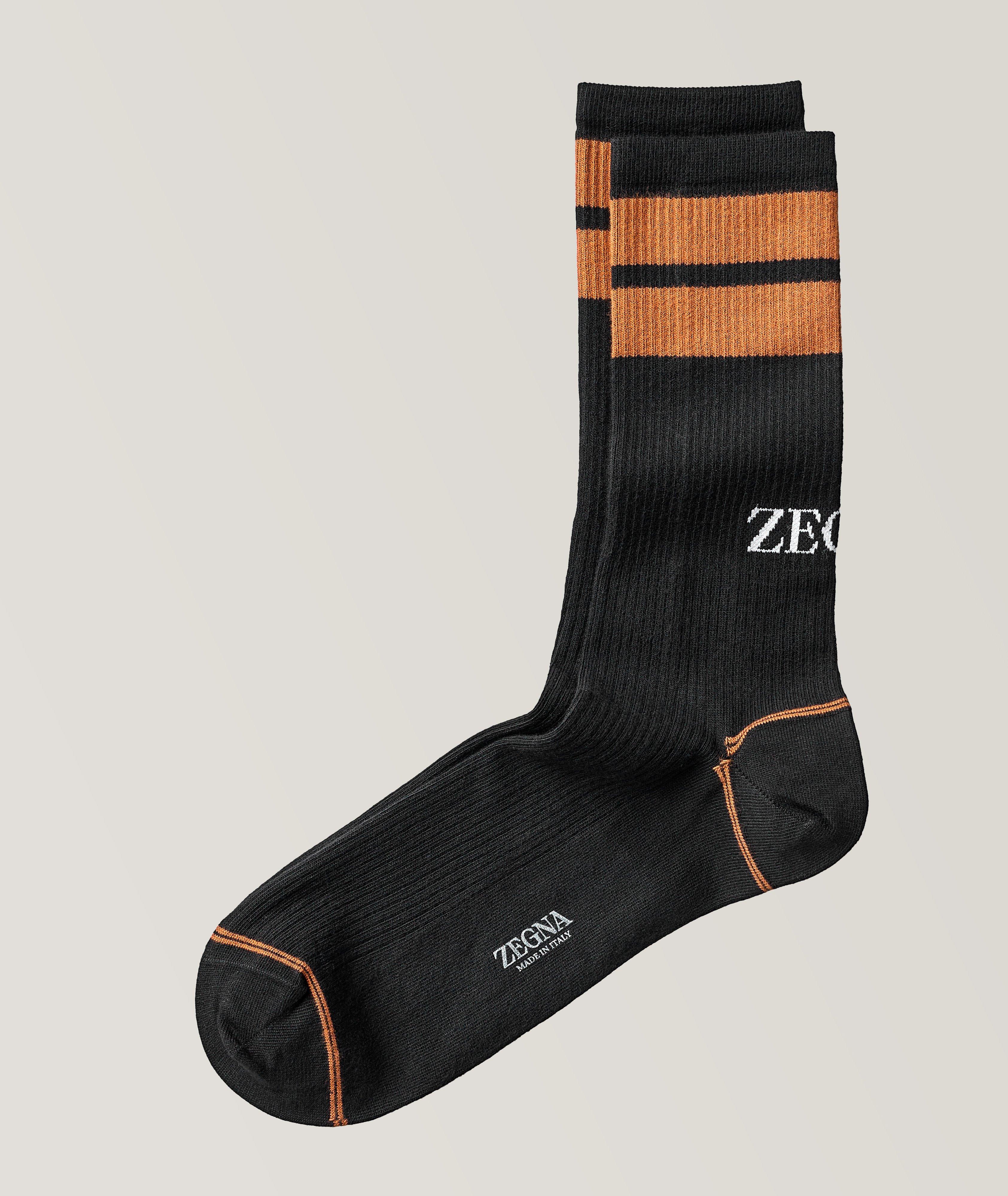 Stripe Legacy Mid Calf Socks image 0