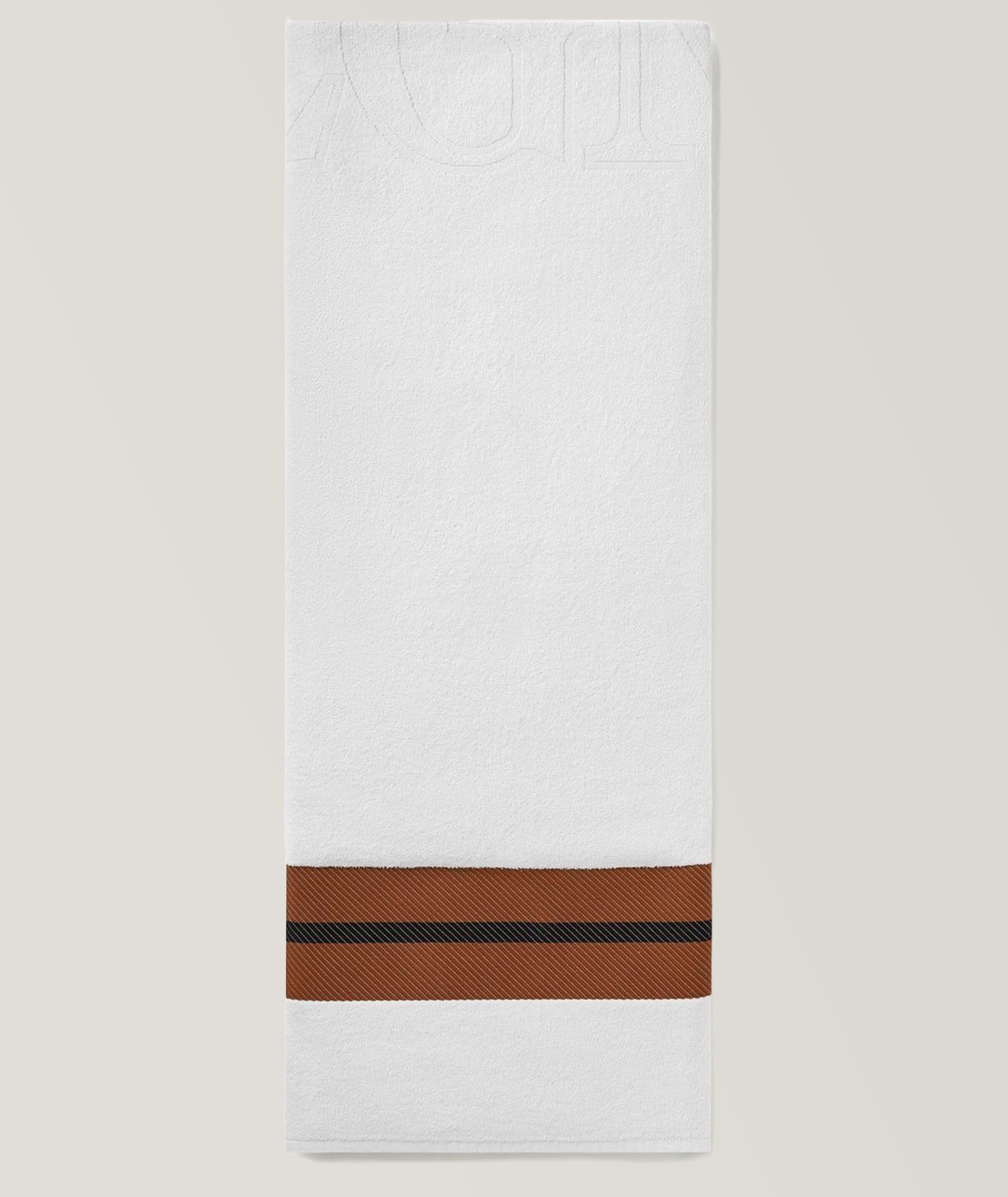 Vicuna Stripe Cotton Beach Towel image 0