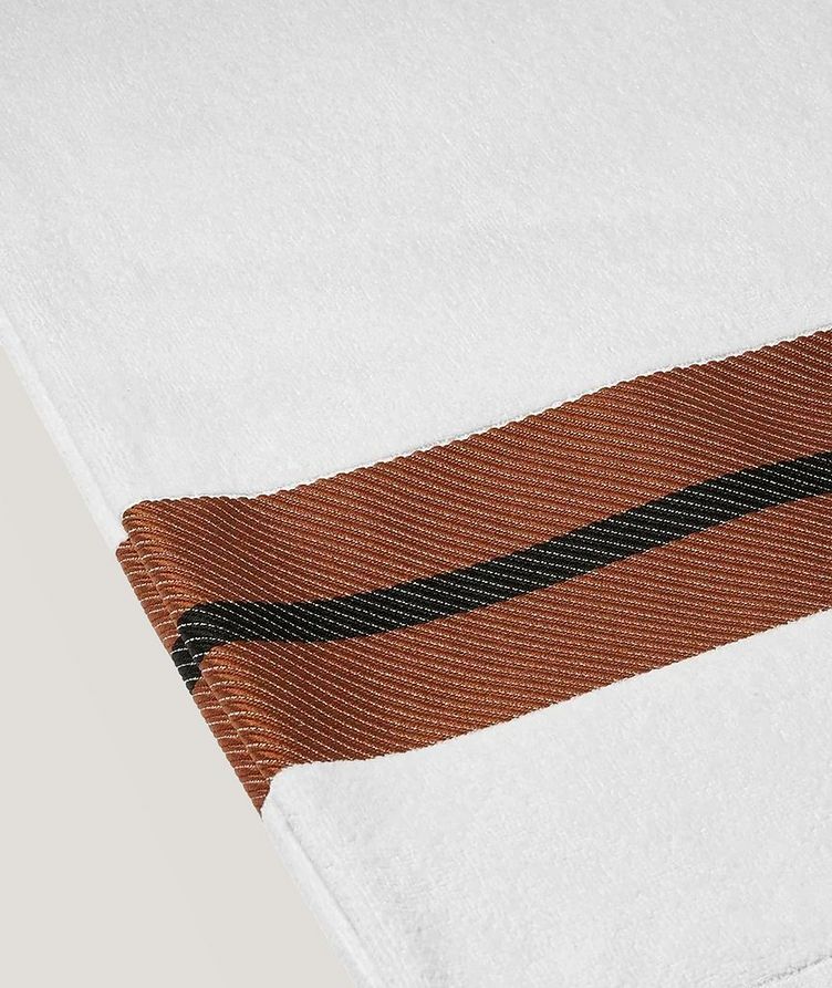 Vicuna Stripe Cotton Beach Towel image 1