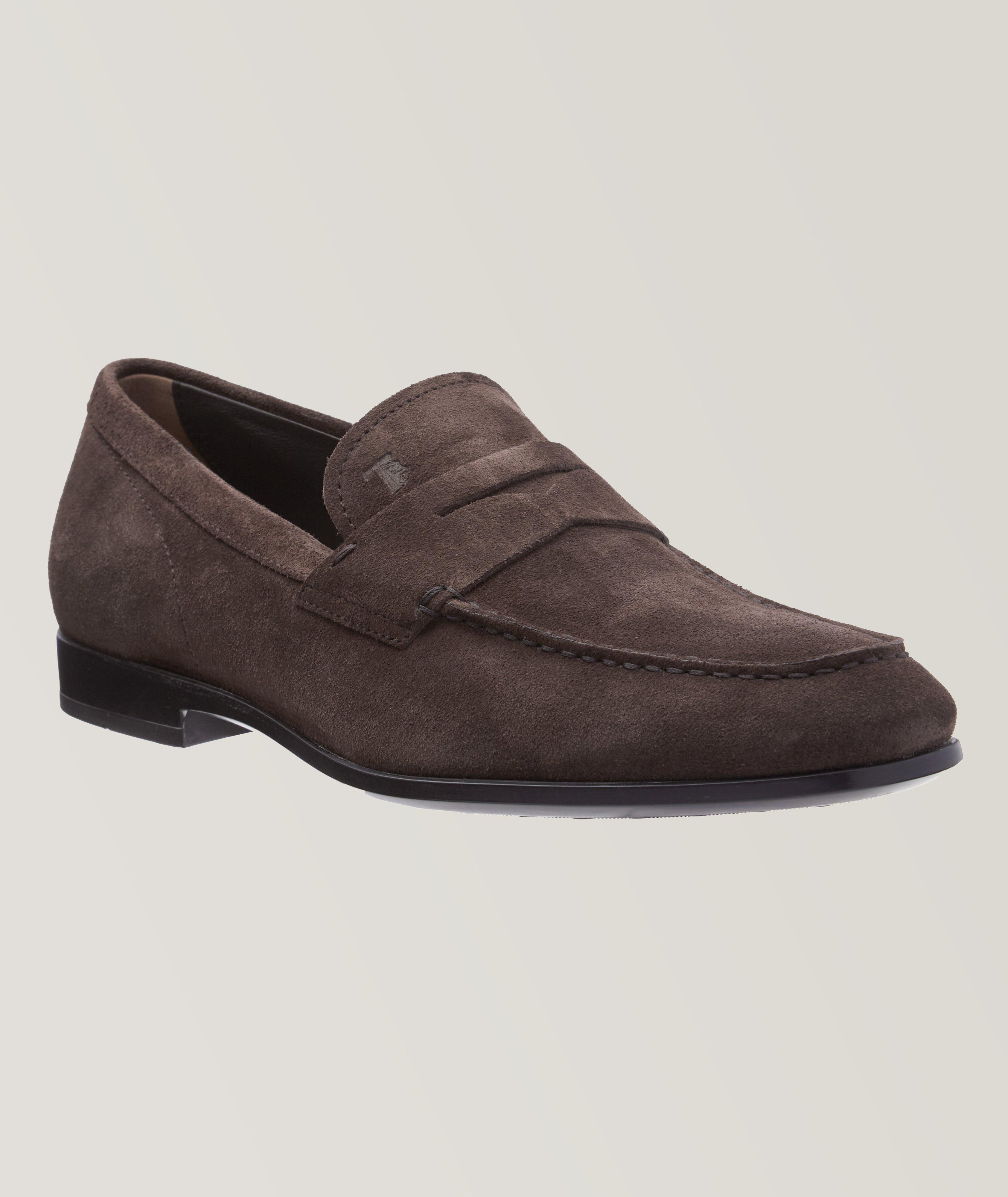 Suede Penny Loafers image 0