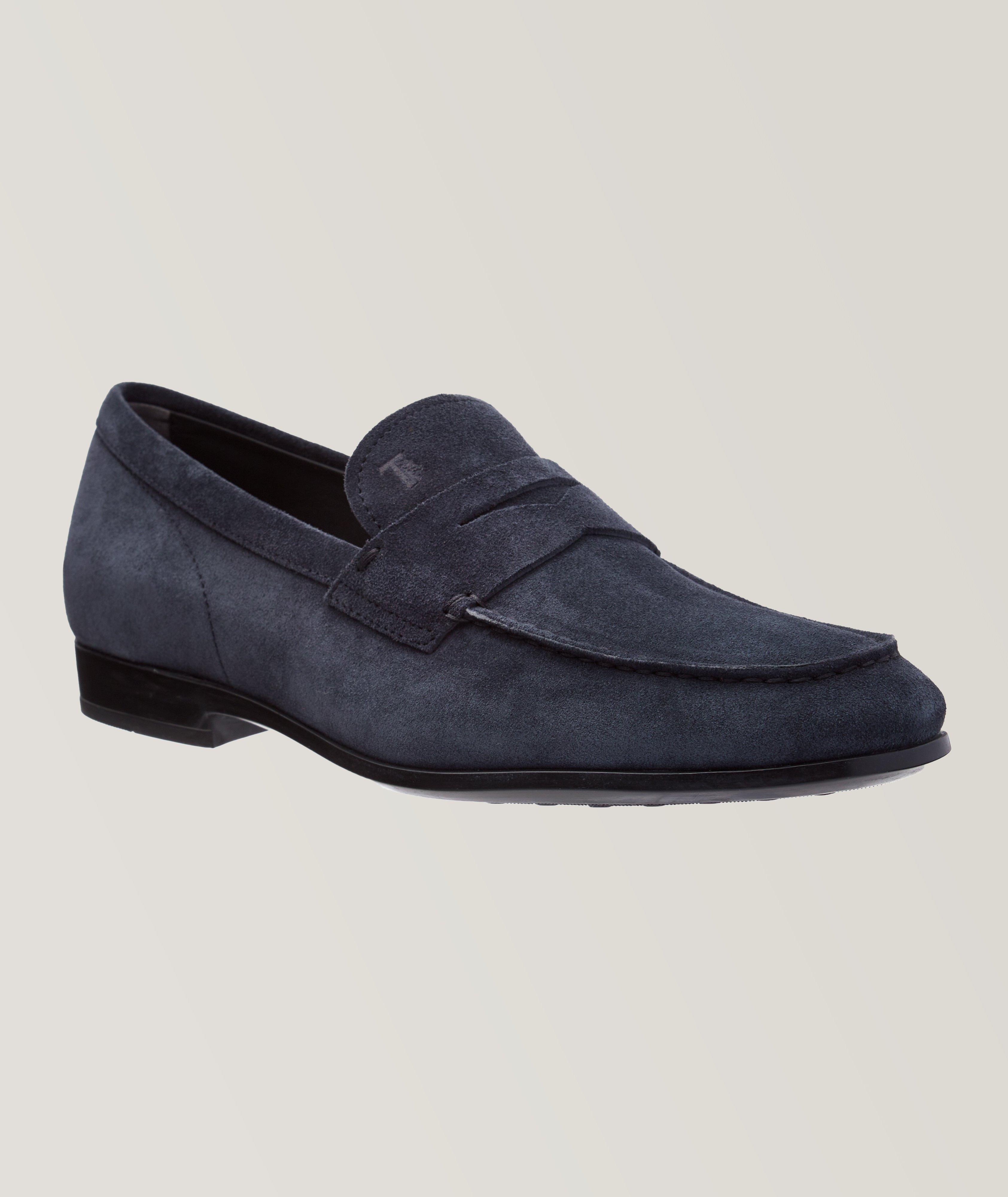 Suede Penny Loafers image 0