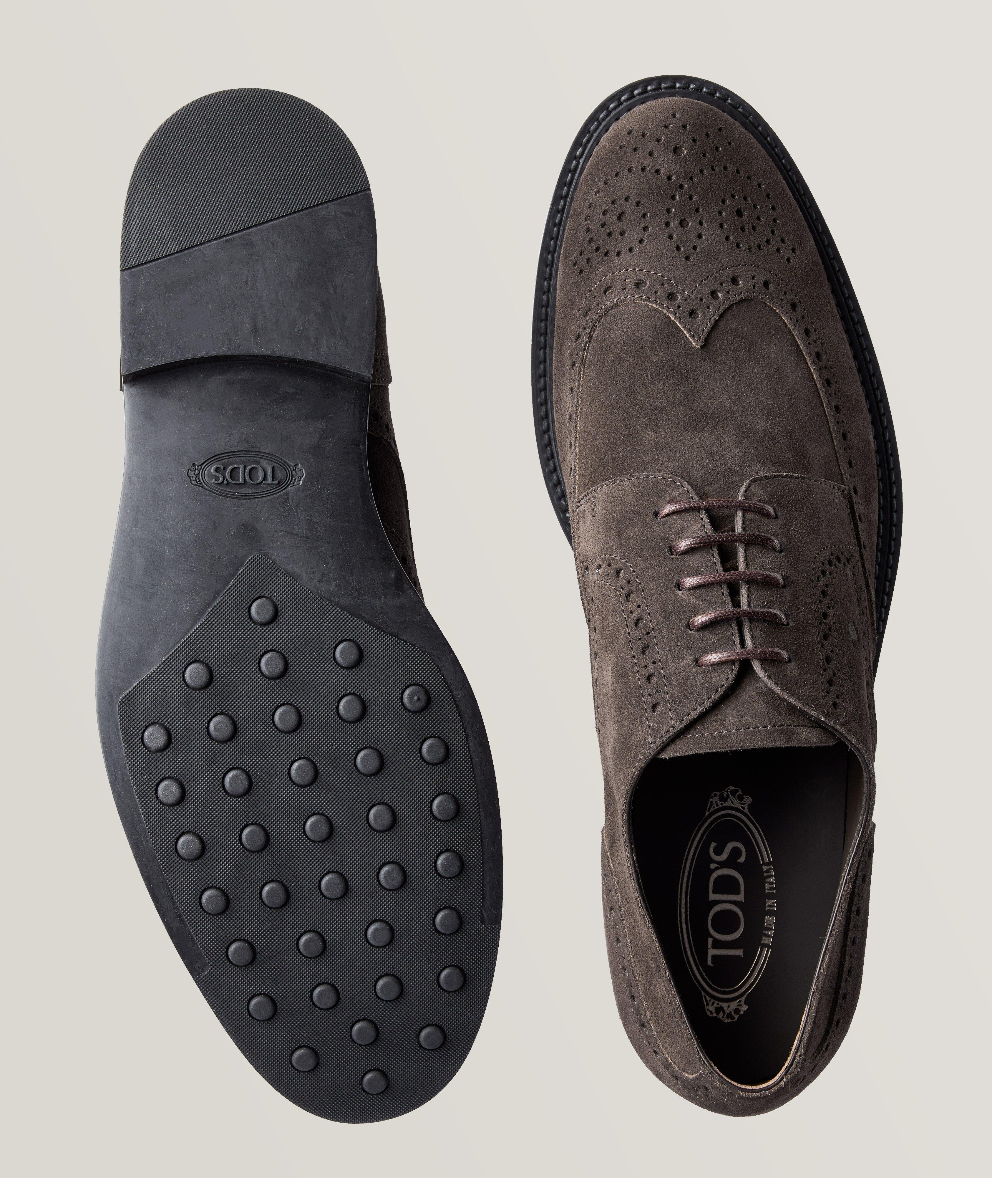 Suede Wingtip Laceup Derbies image 2