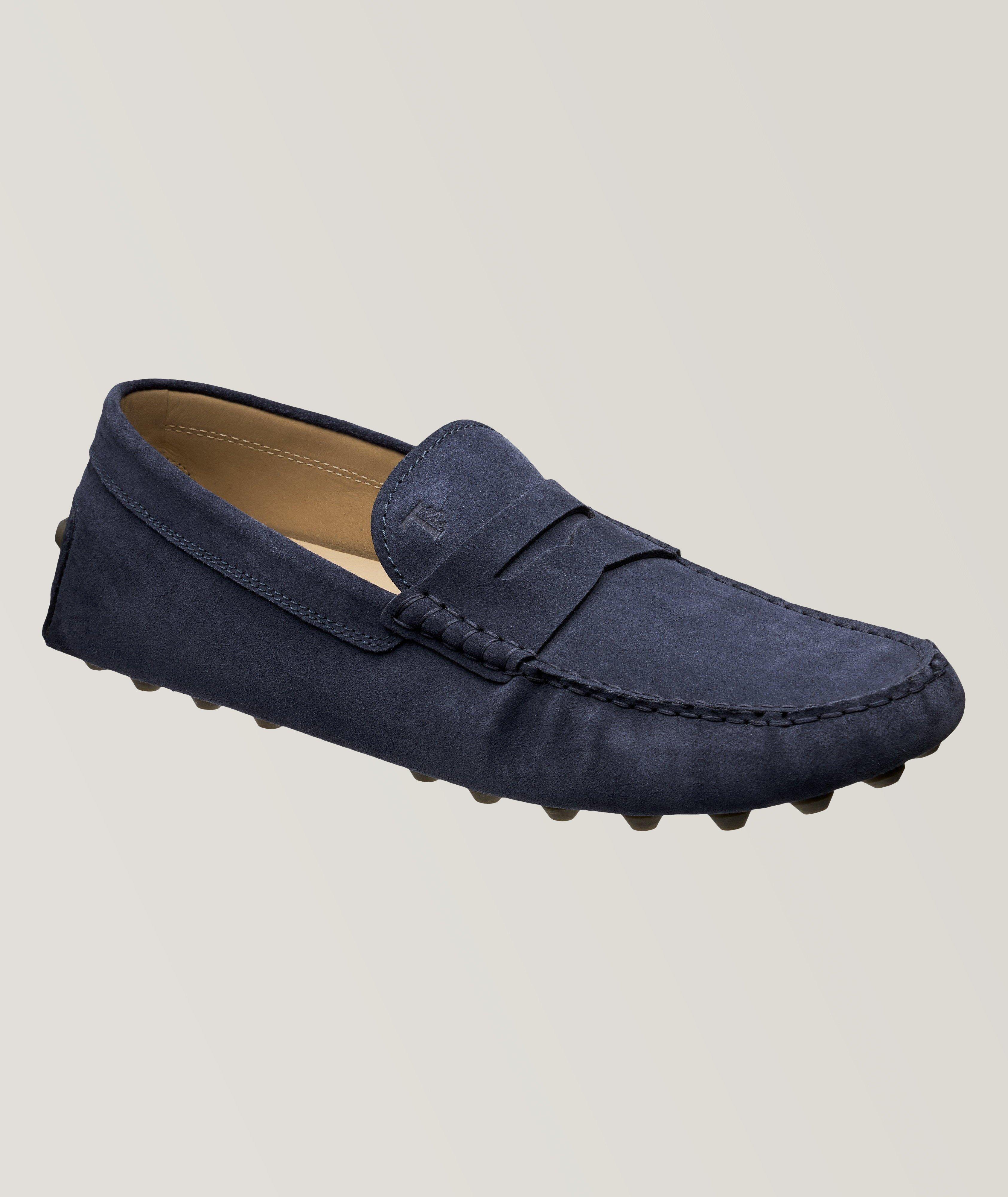 Navy driving hot sale shoes