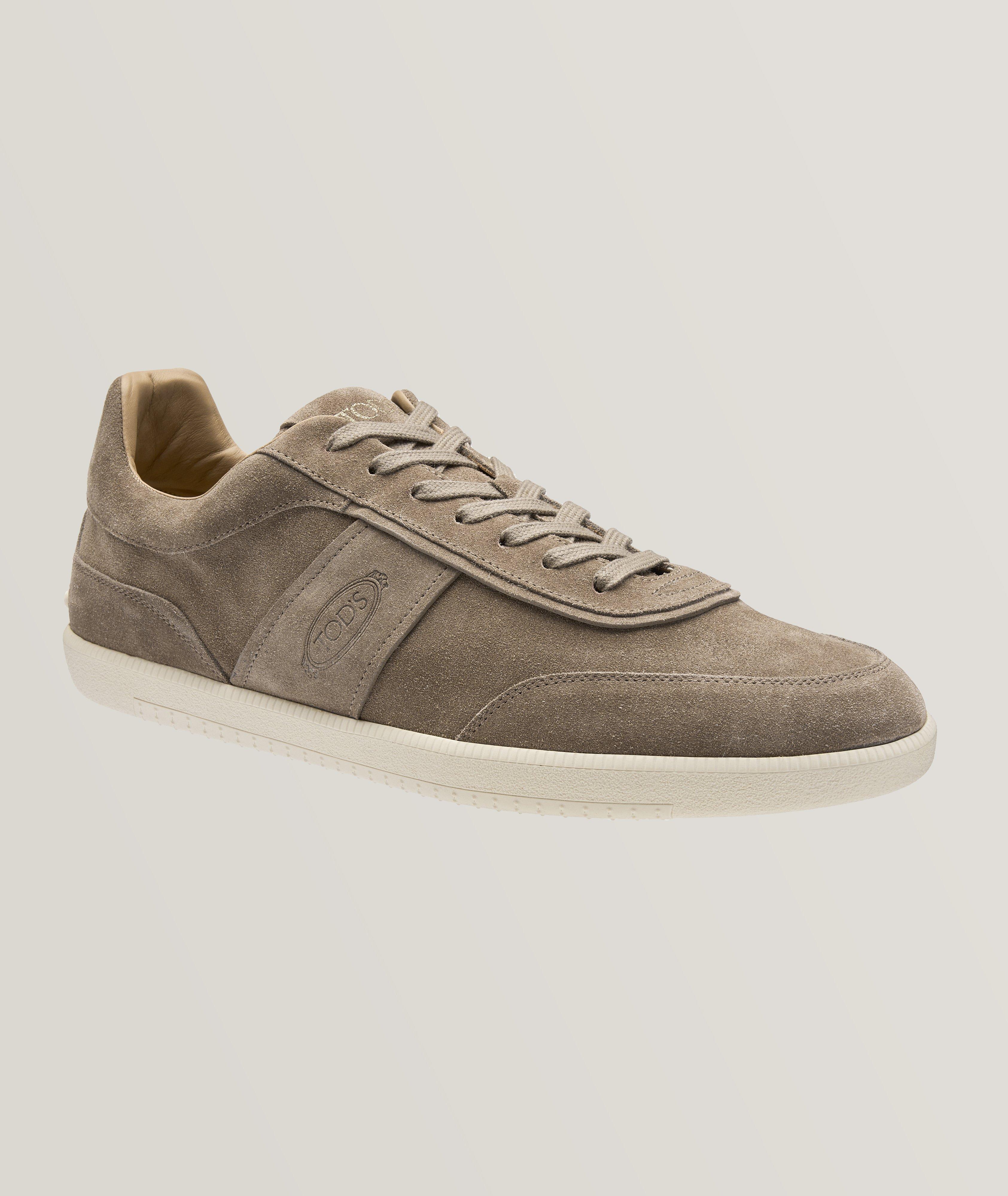 Suede Logo Panel Sneakers image 0