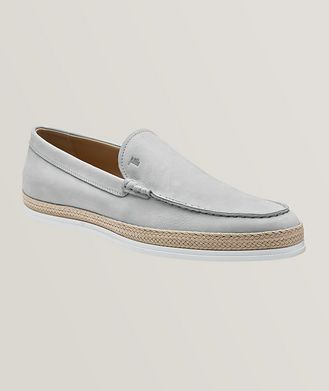 Tod's Suede Espadrille Slip-Ons