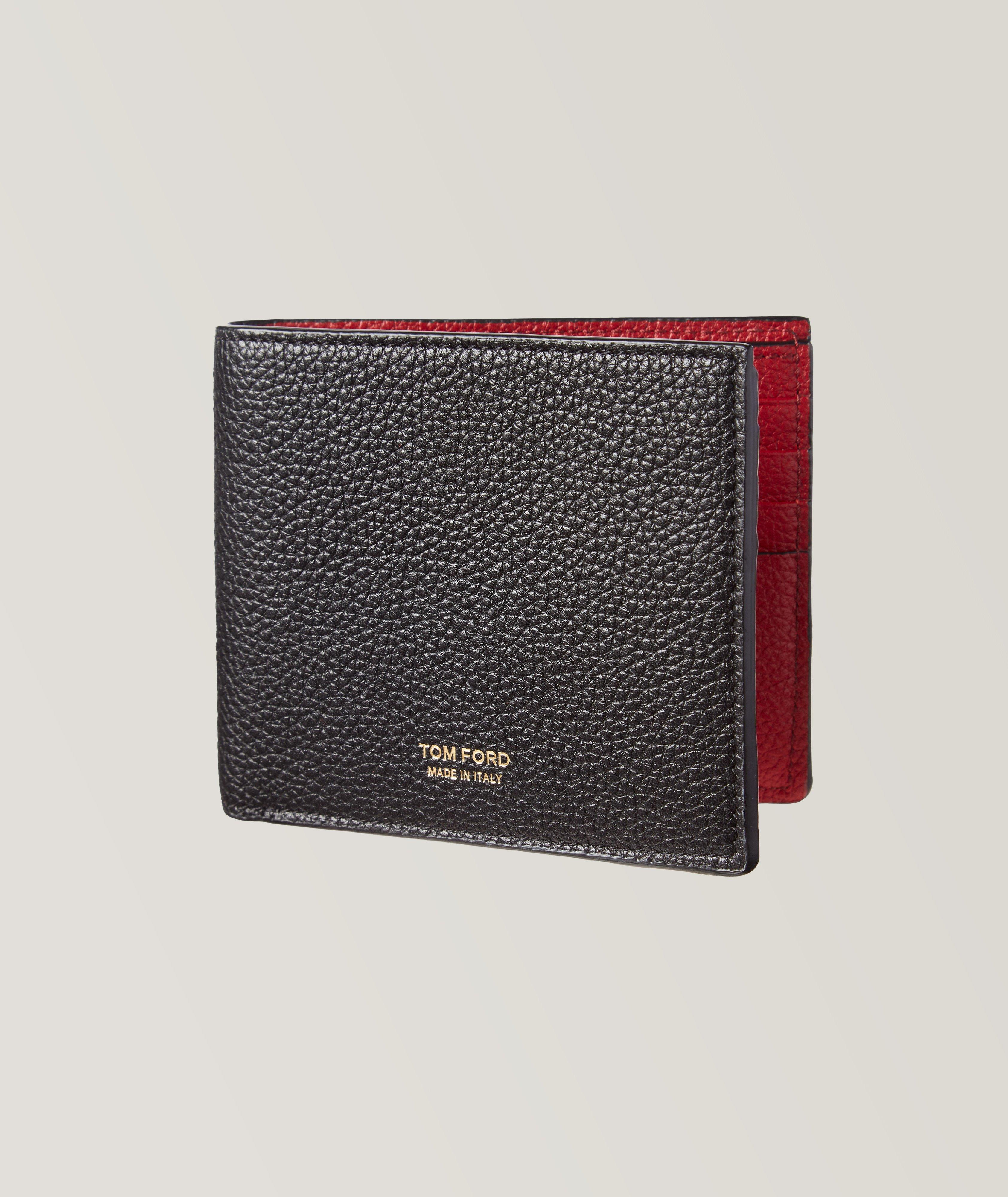 Pebbled Leather Bifold Wallet image 0