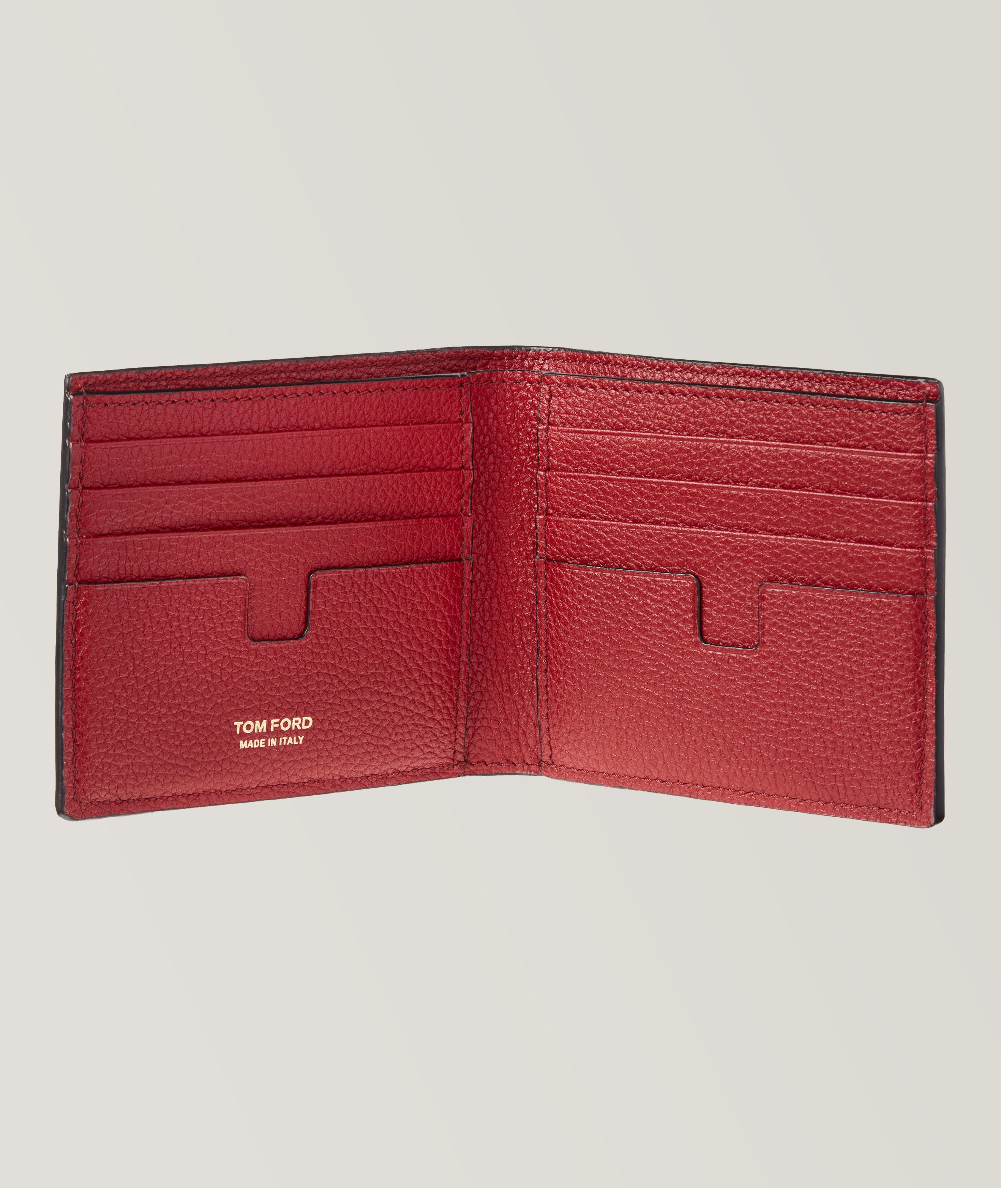 Pebbled Leather Bifold Wallet image 1