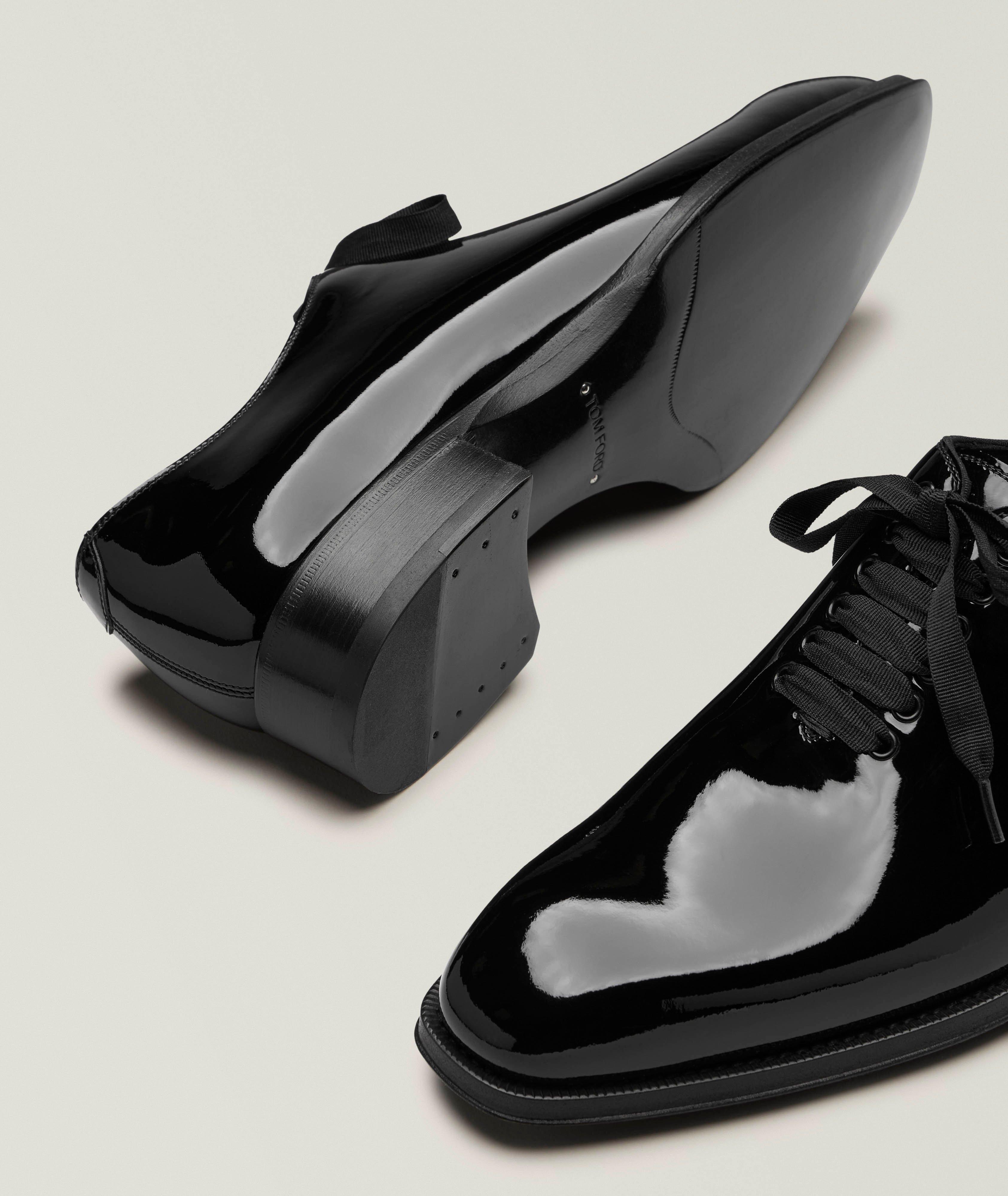 Elkan Patent Leather Whole-Cut Oxfords image 4