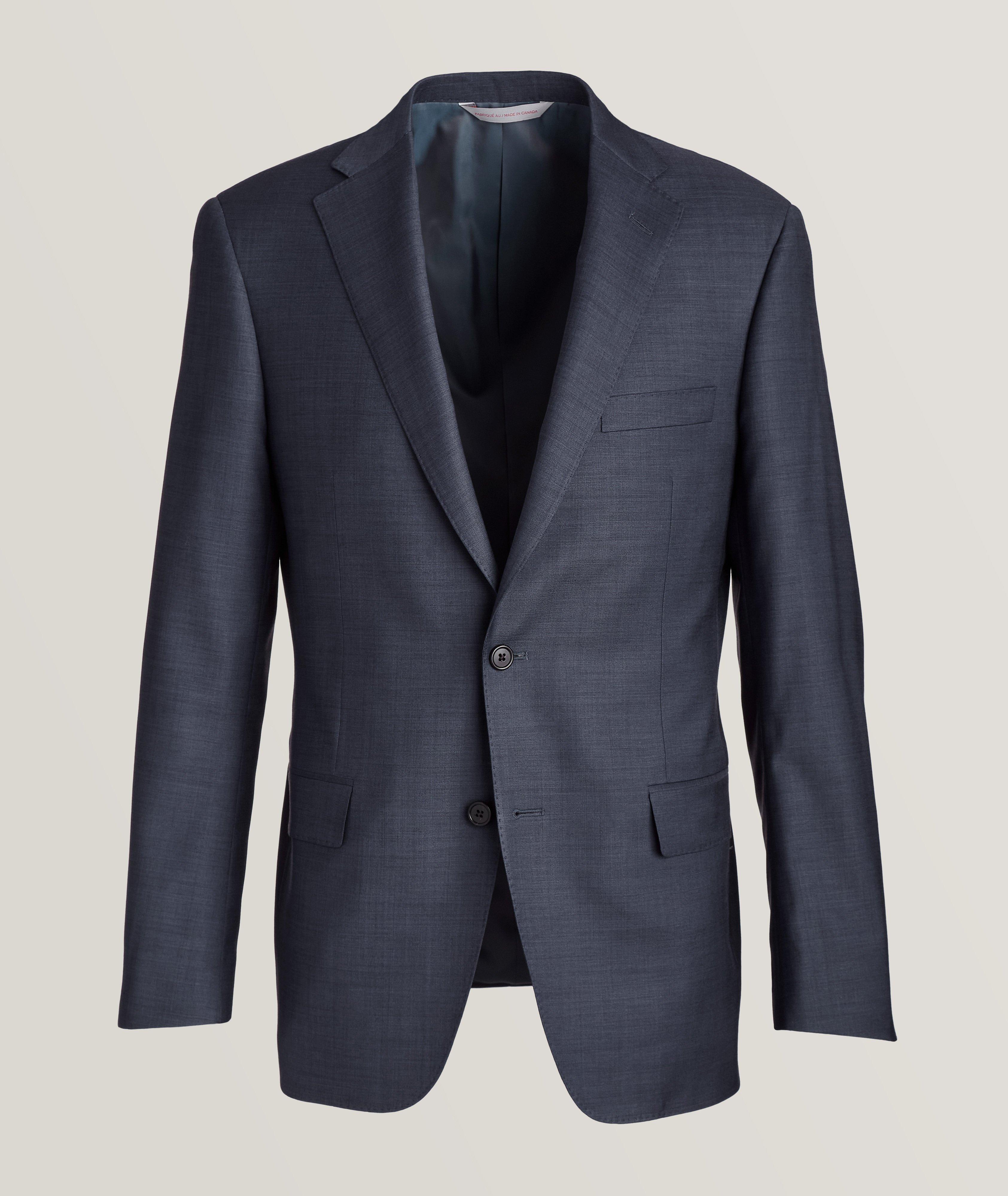 Cosmo Tonal Soft Check Wool Suit image 0