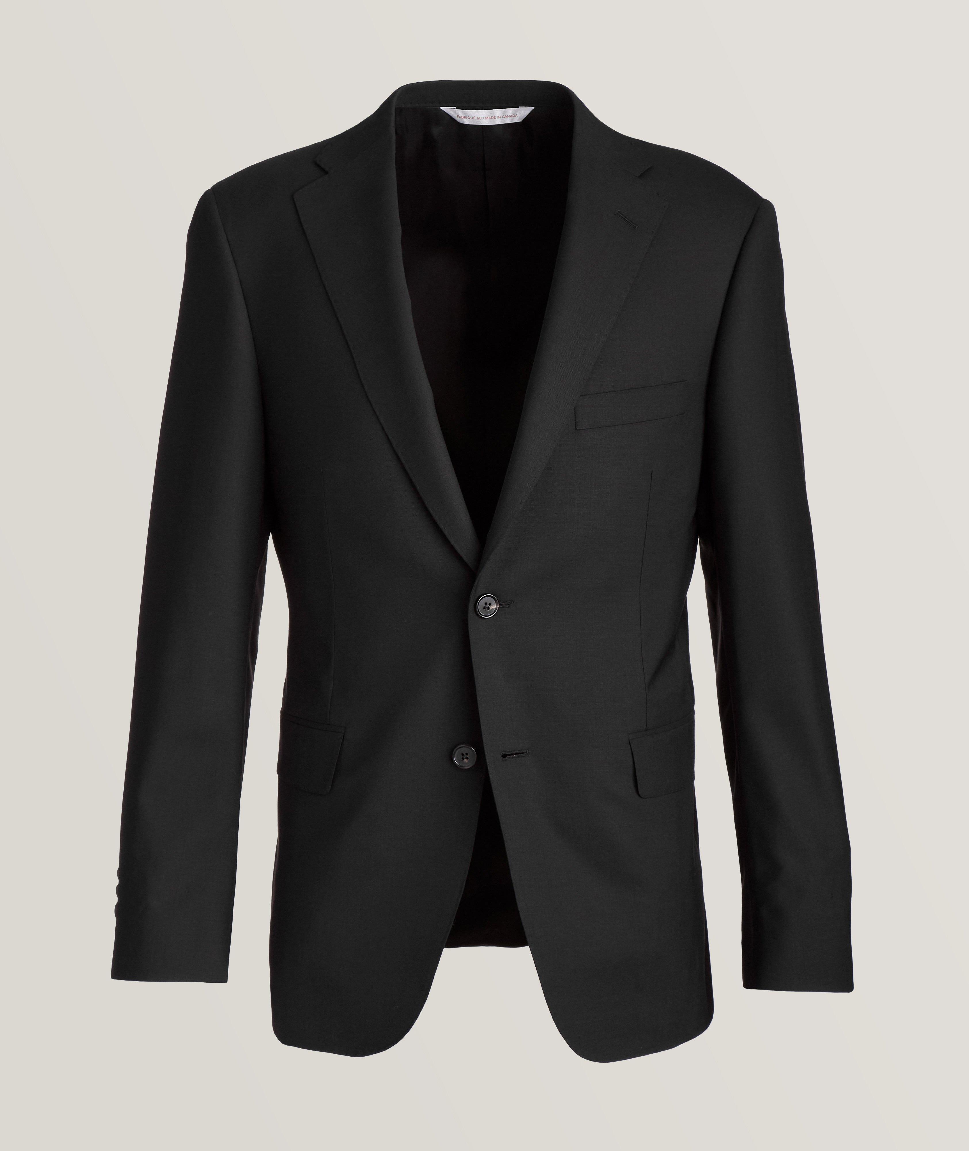 Samuelsohn Madison Sustainable Wool Solid Suit | Suits | Harry Rosen