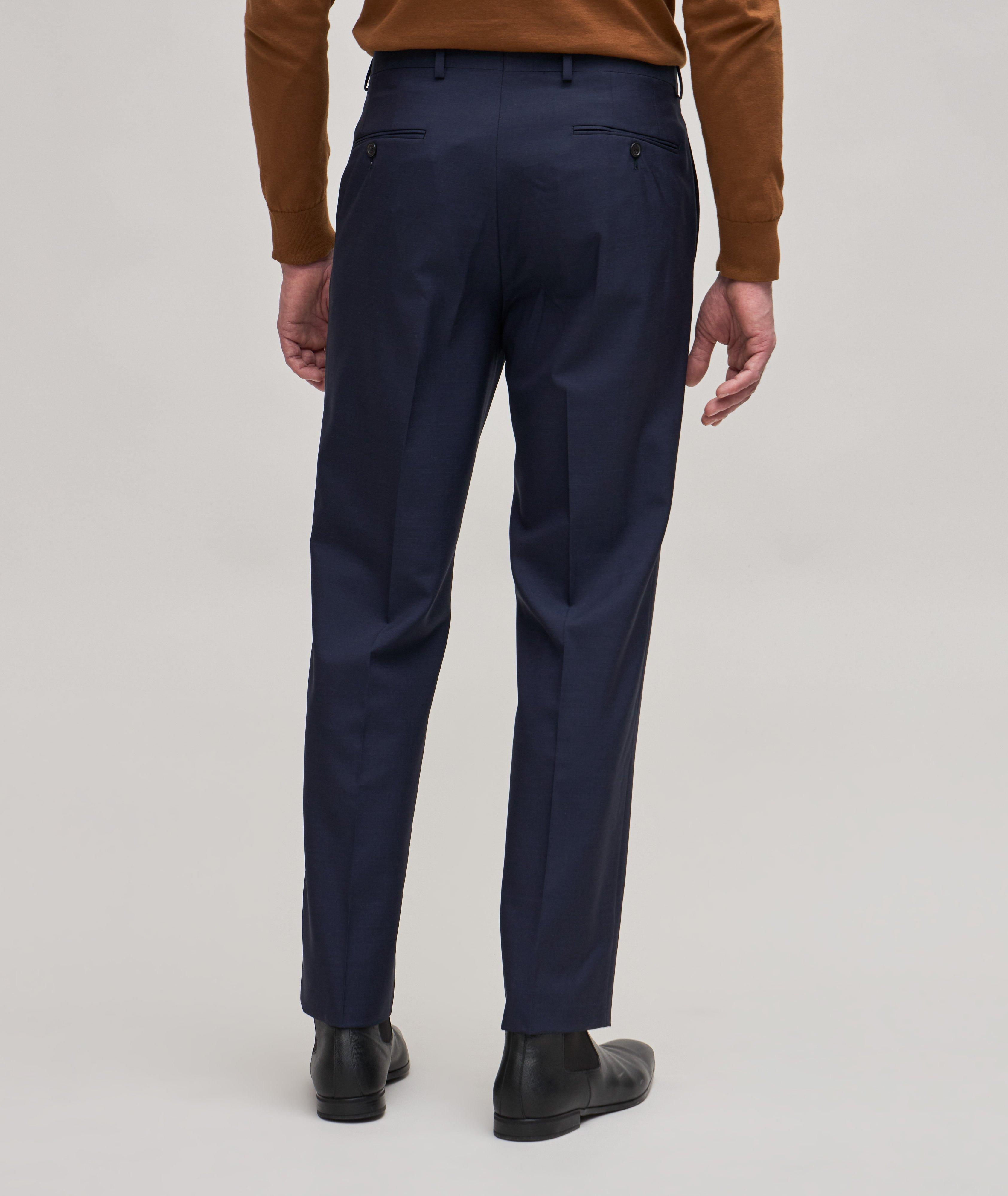 Pantalon habillé en laine de coupe contemporaine image 2