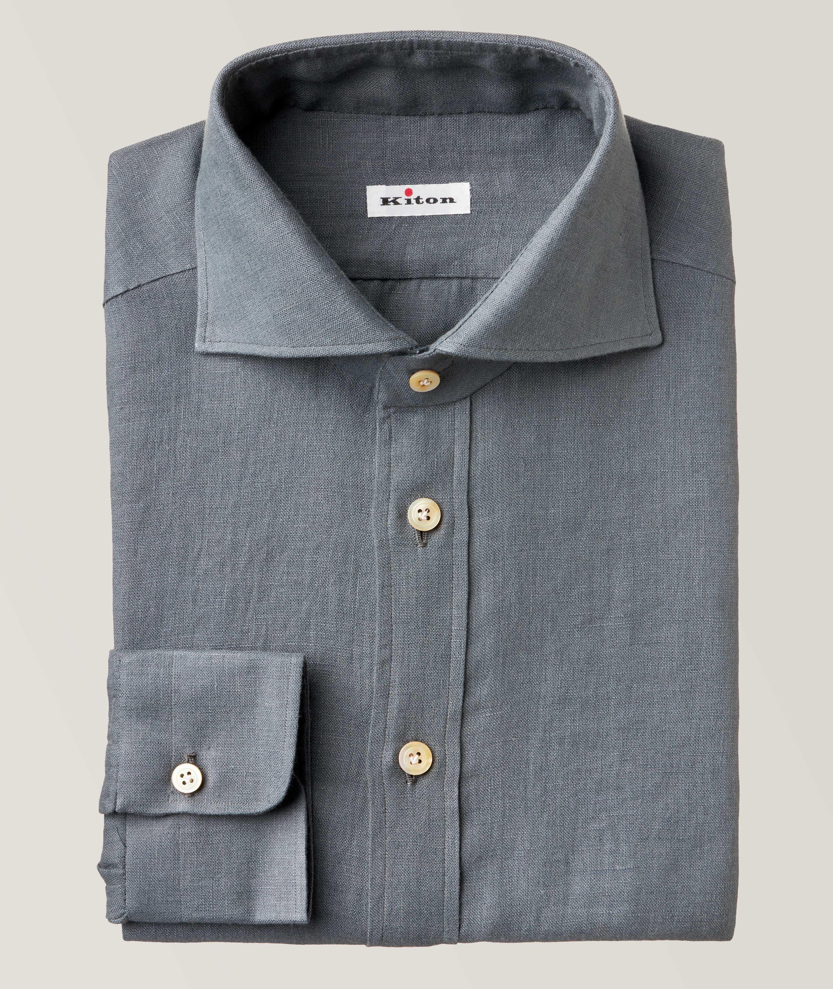 Brushed Textured Dress Shirt image 0