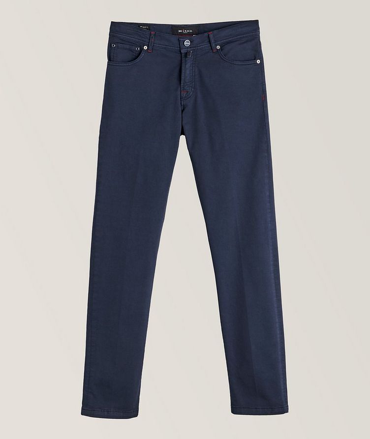 Kiton Slim Fit Five-Pocket Cotton-Stretch Pants, Pants