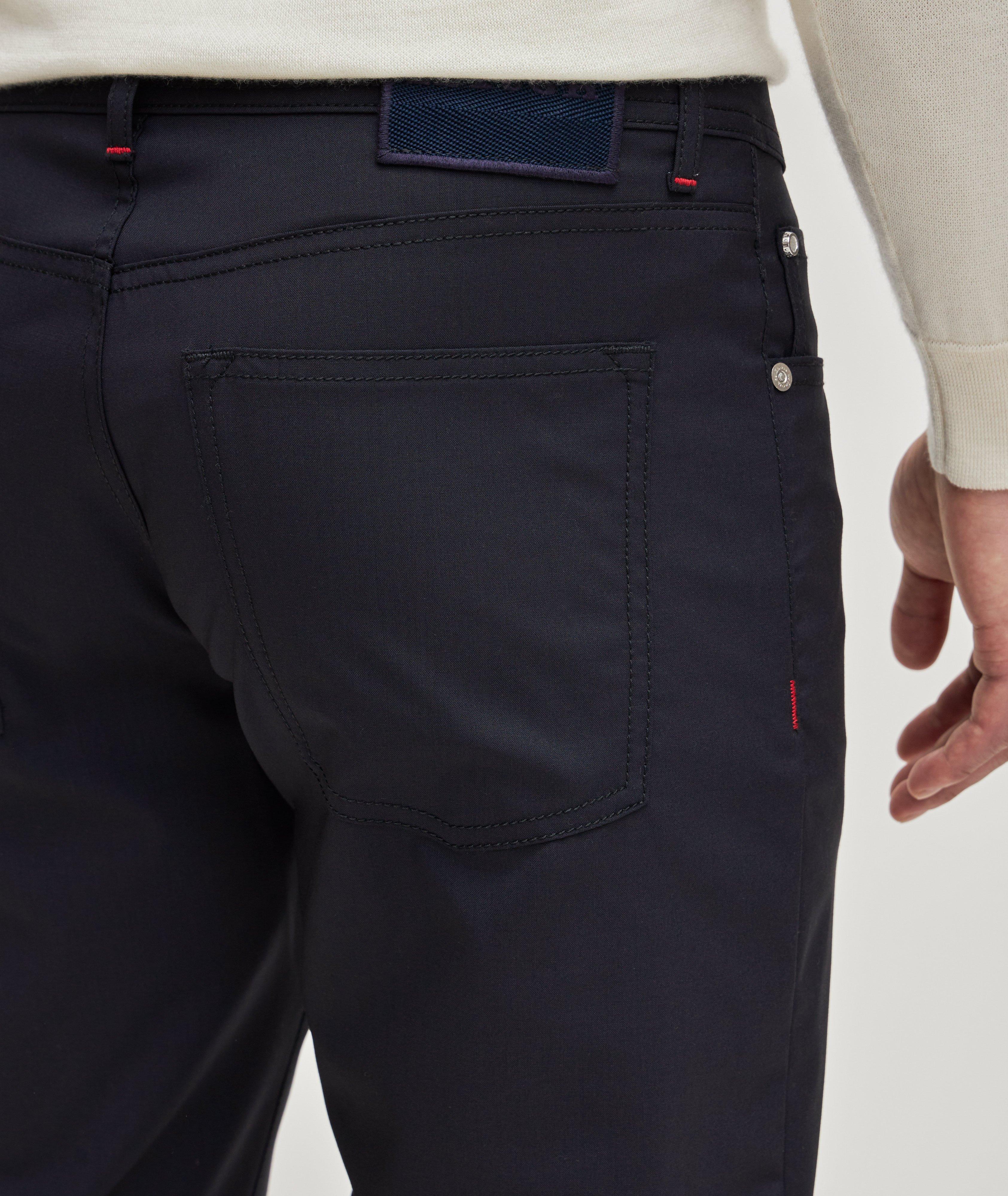Five-Pocket Wool Pants image 4