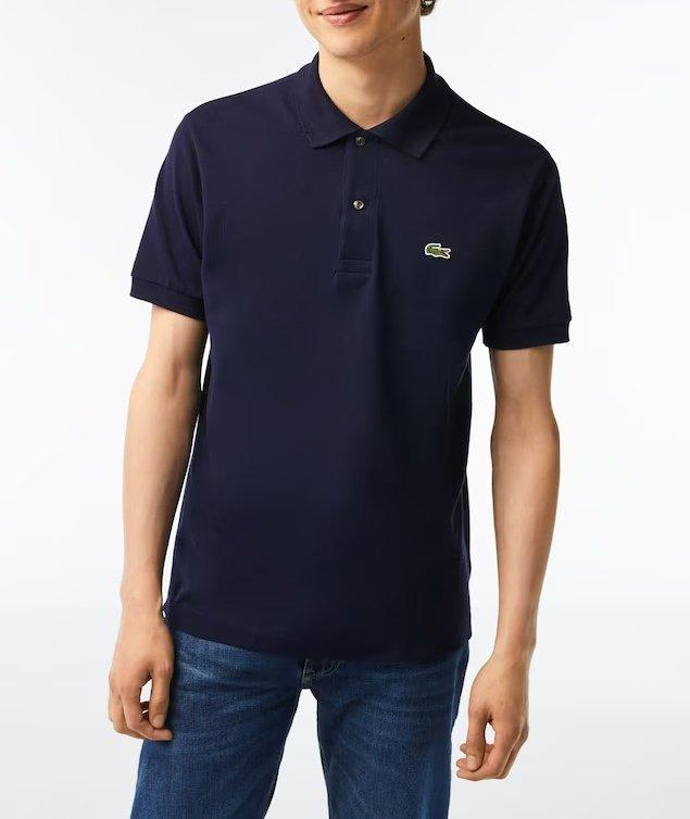 Lacoste Polo en coton piqué avec logo