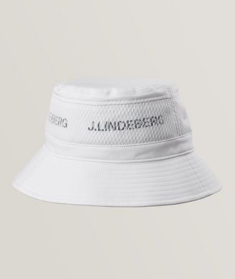 J.Lindeberg Denver Logo Knit Tape Panel Bucket Hat
