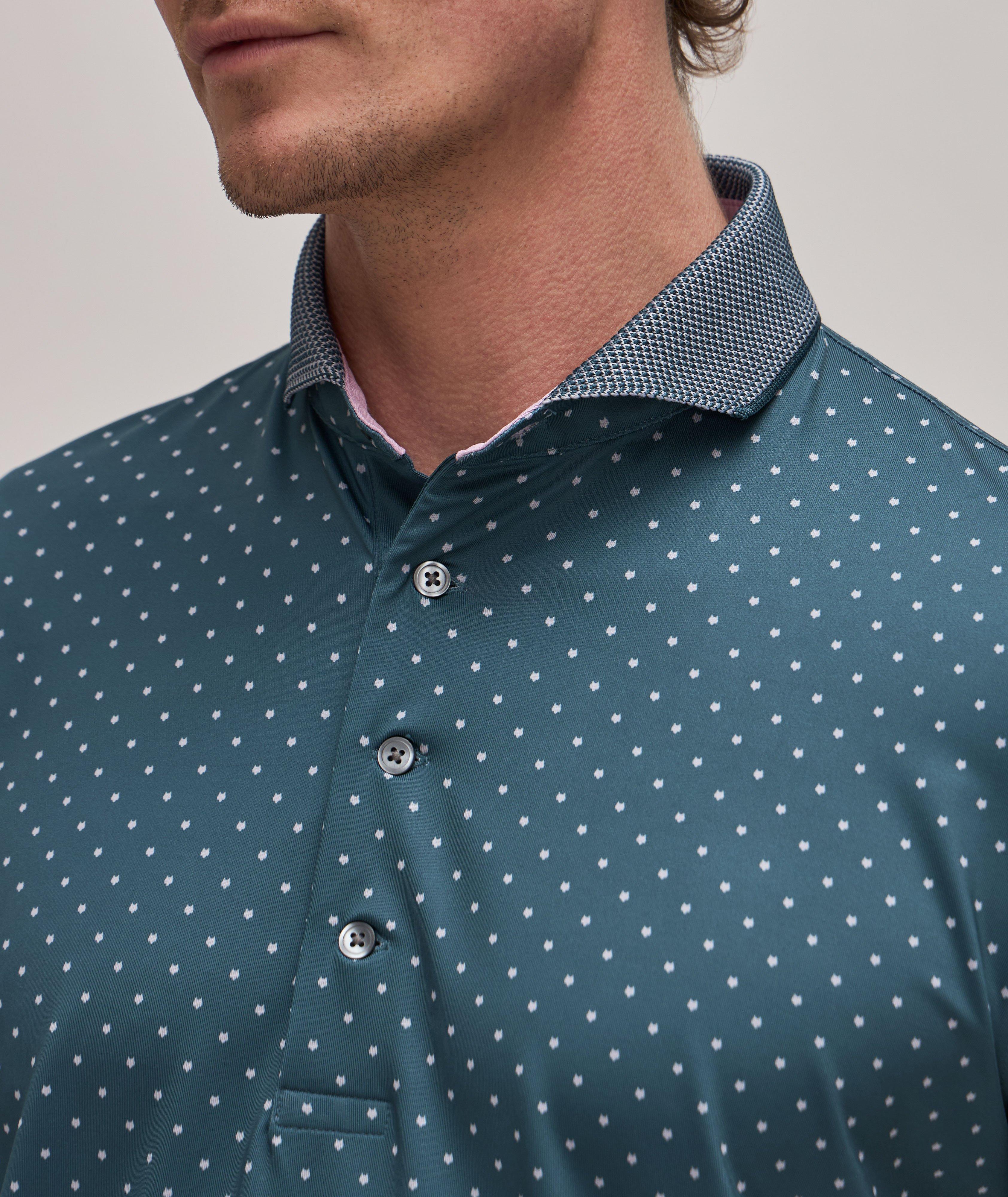 Greyson Icon Patterned Technical Button-Down Polo image 4