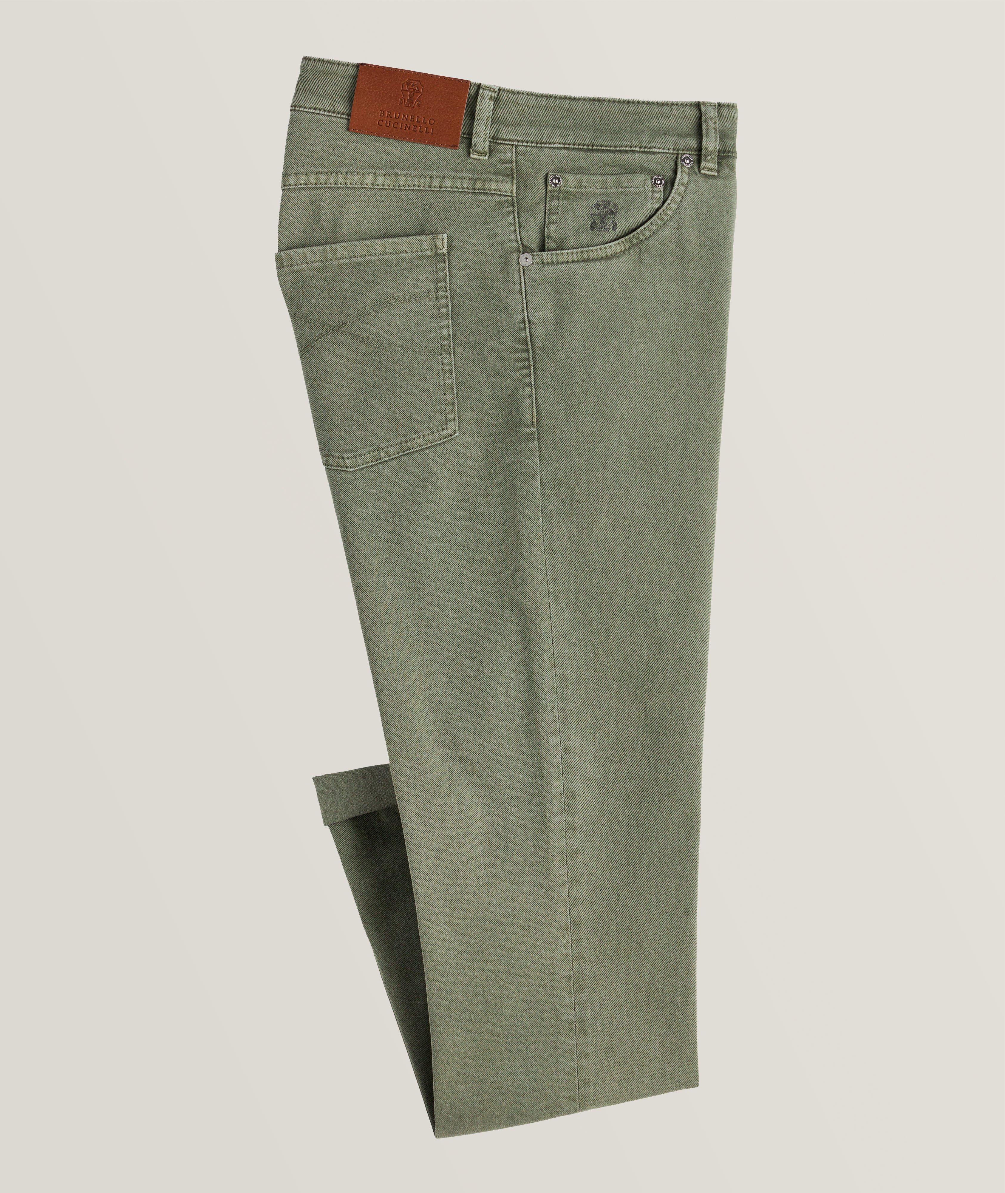 Dyed Stretch-Cotton Skinny Fit Jeans image 0