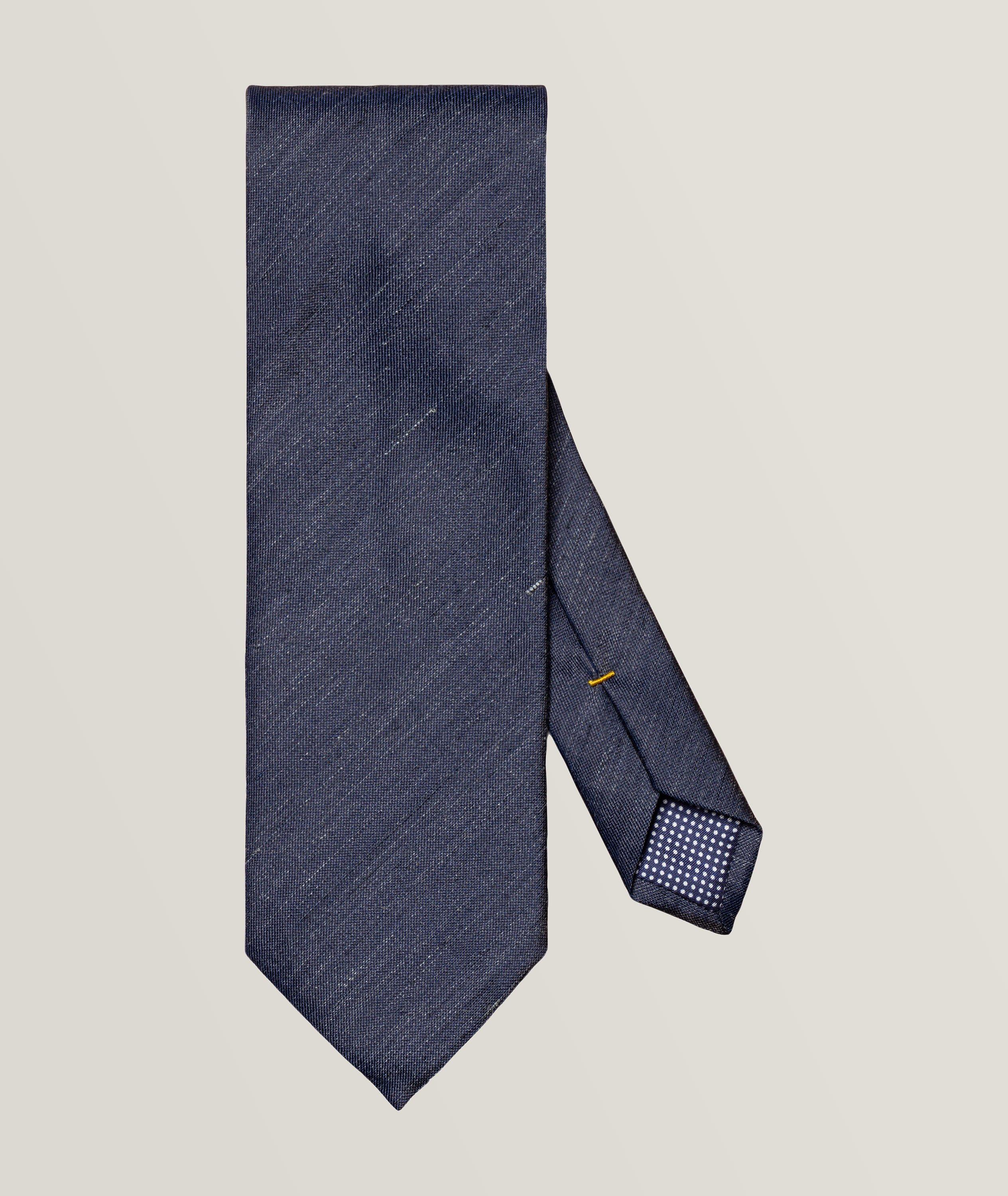Solid Linen-Silk Tie image 0