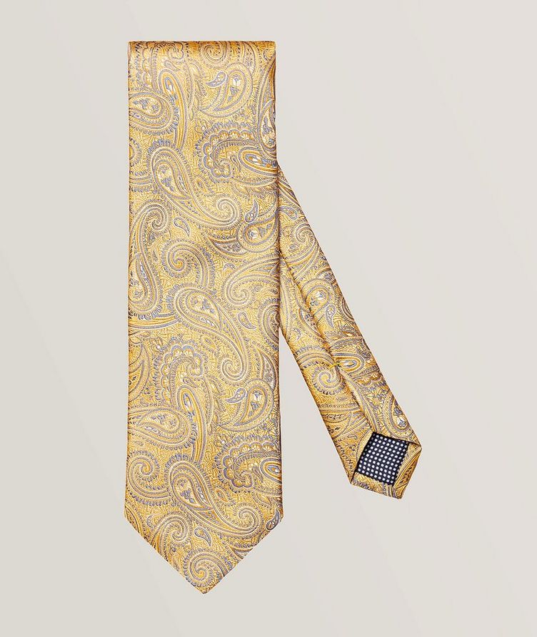 Jacquard Paisley Silk Tie image 0