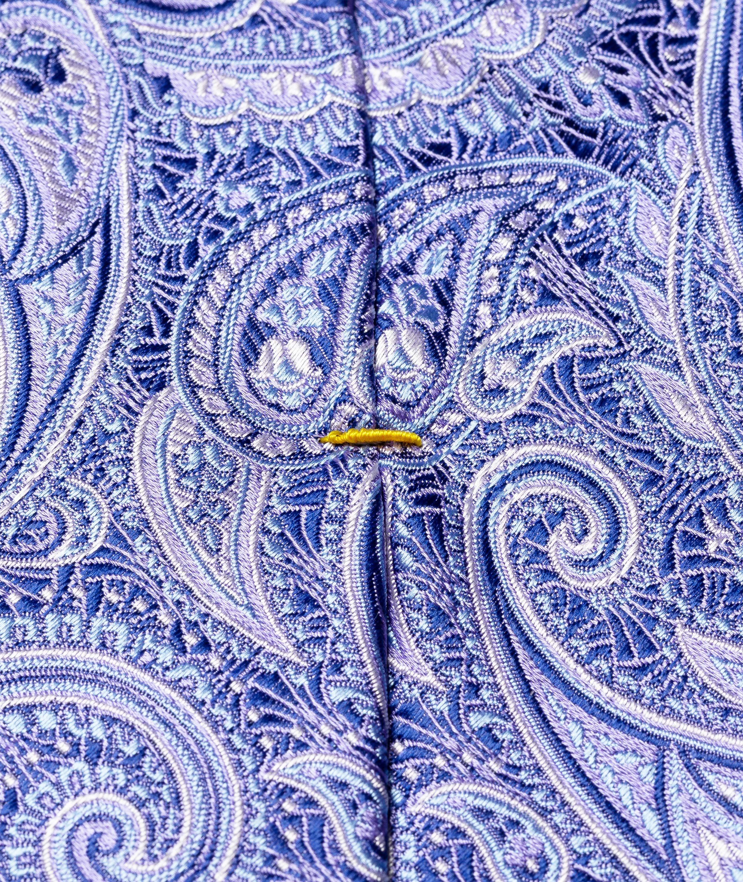 Cravate en soie à motif paisley image 1