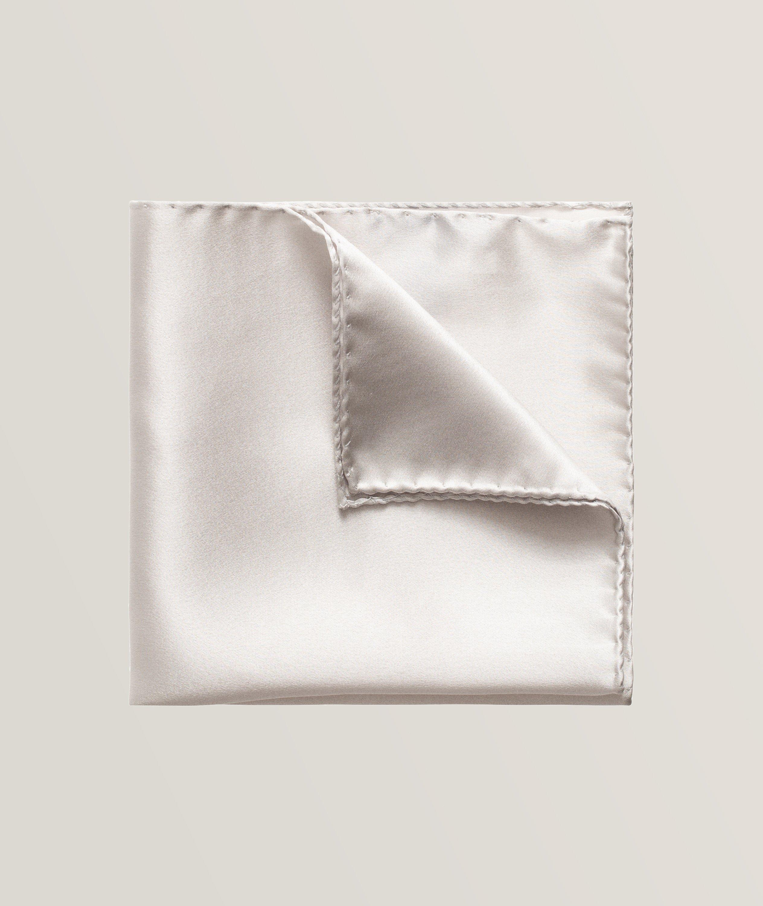 Eton Solid Silk Pocket Square