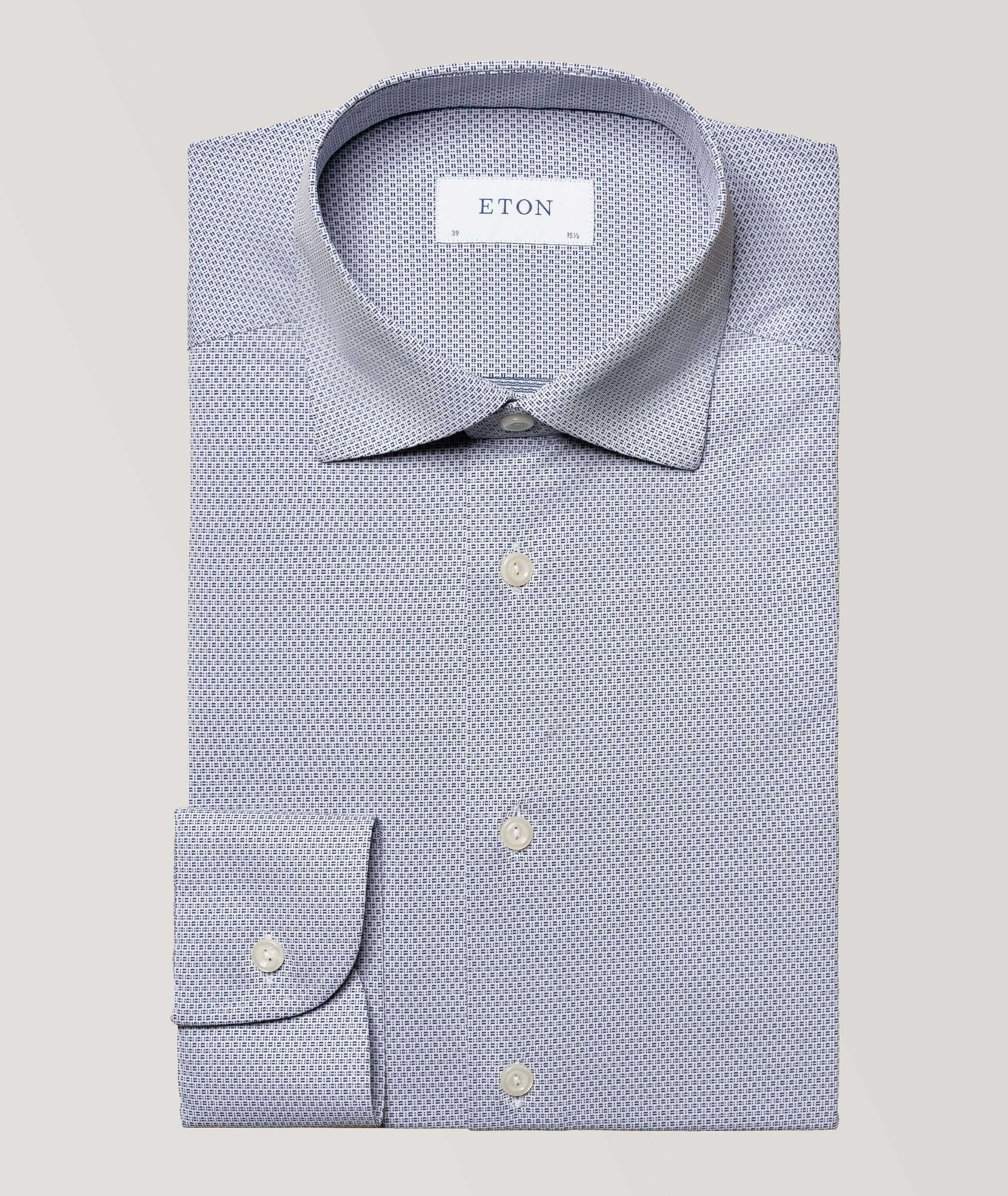 Tailored Fit Micro Dot Dress Shirt