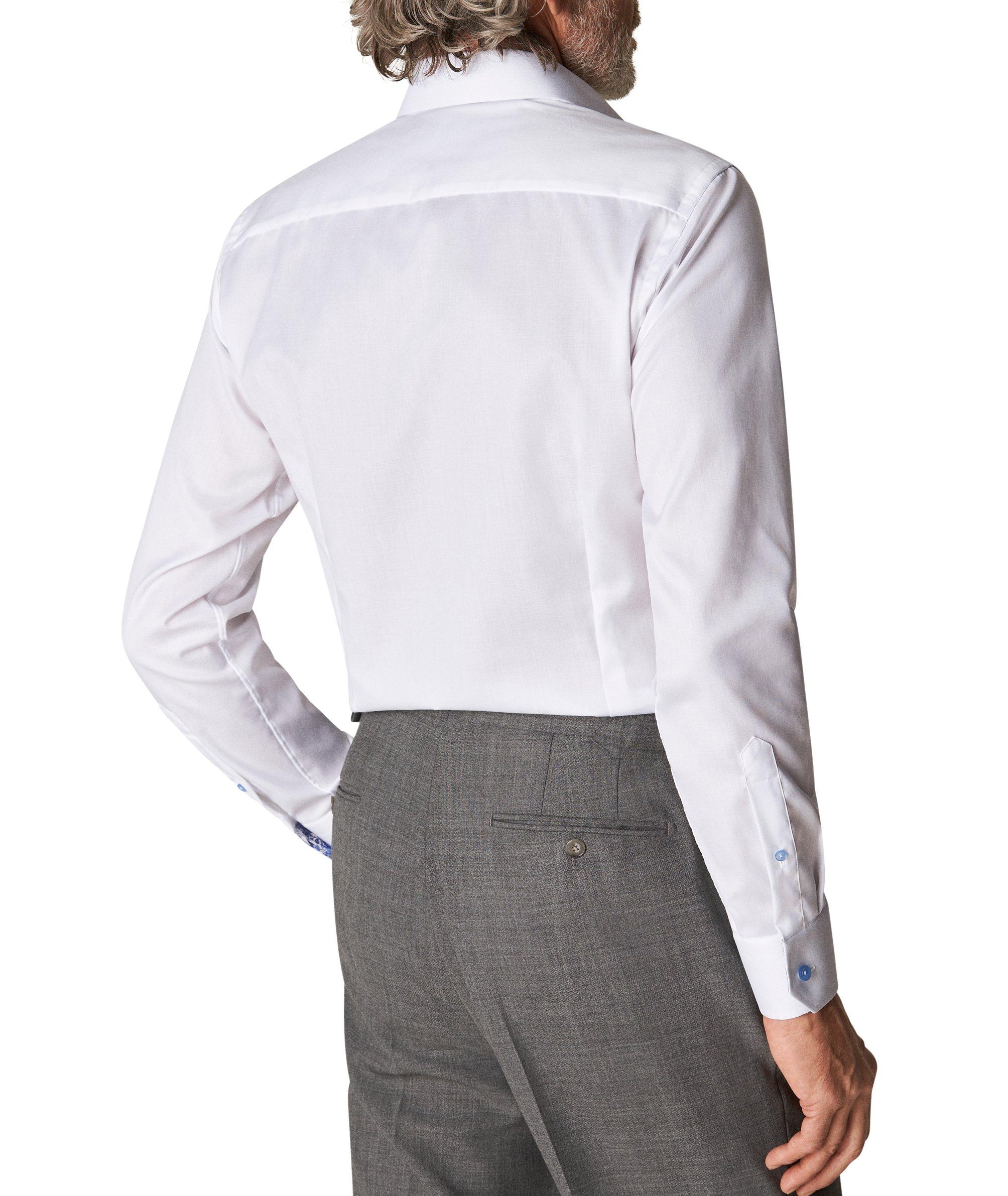 Contemporary-Fit Contrast Floral Twill Dress Shirt image 3