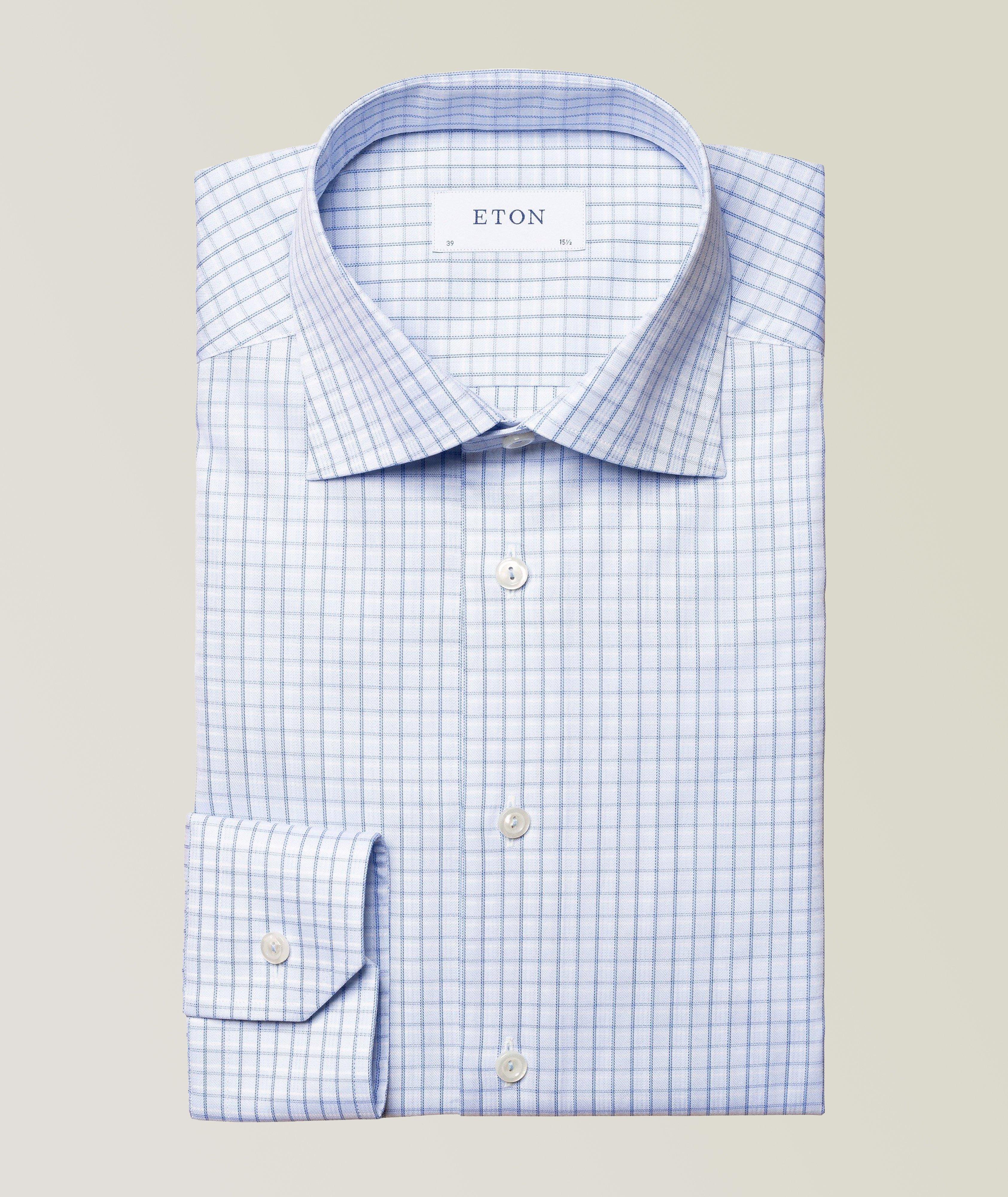 Chemise habillée en twill de coupe contemporaine image 0