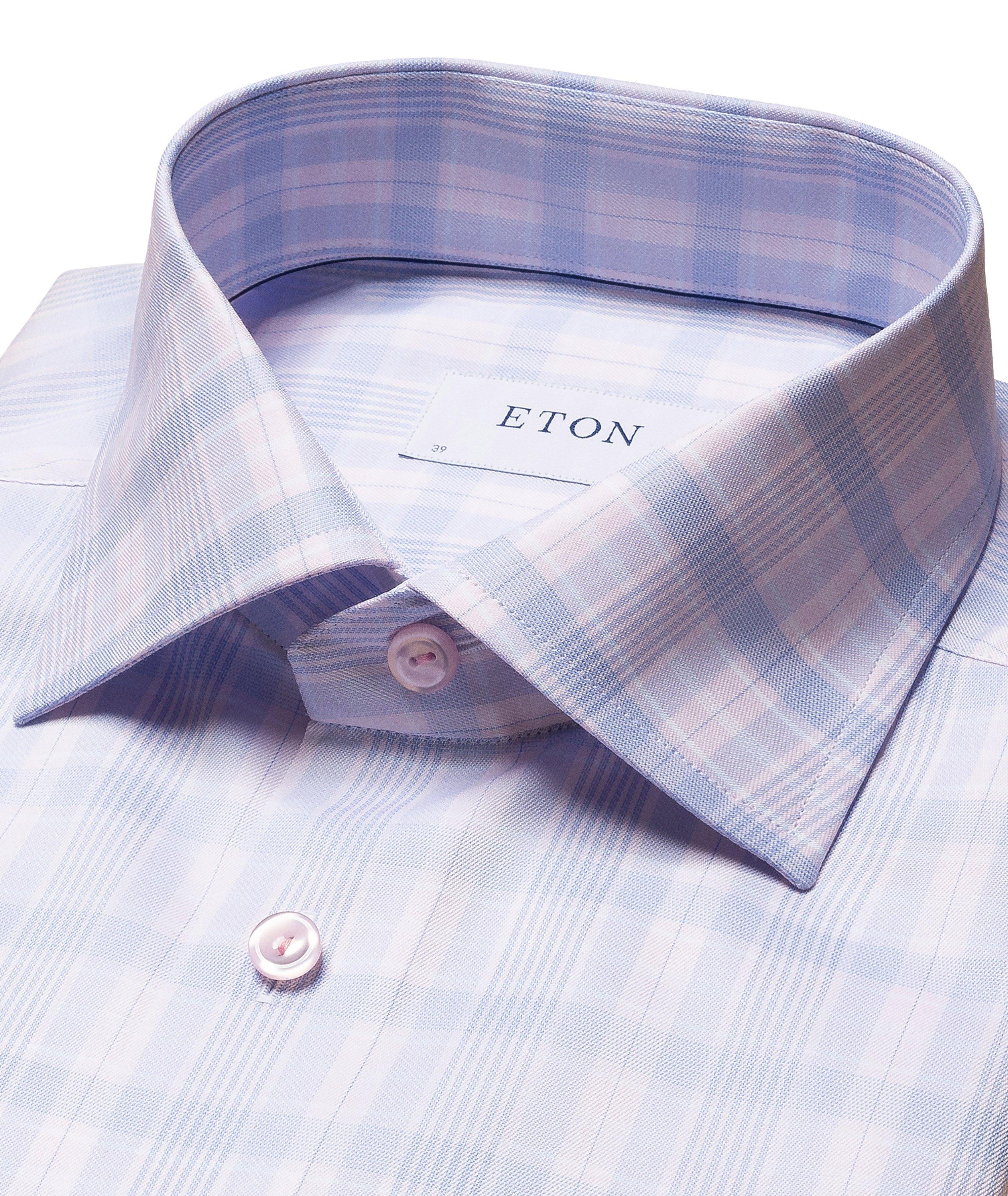 Contemporary-Fit Check Twill Shirt image 1