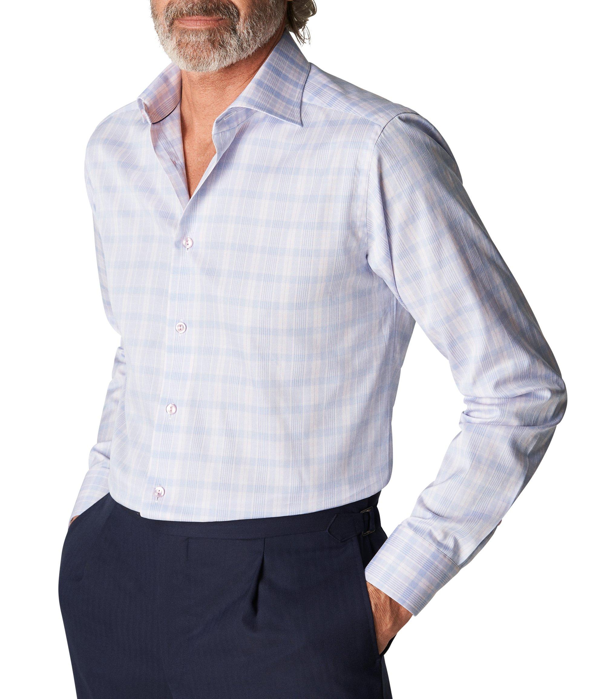Contemporary-Fit Check Twill Shirt image 2