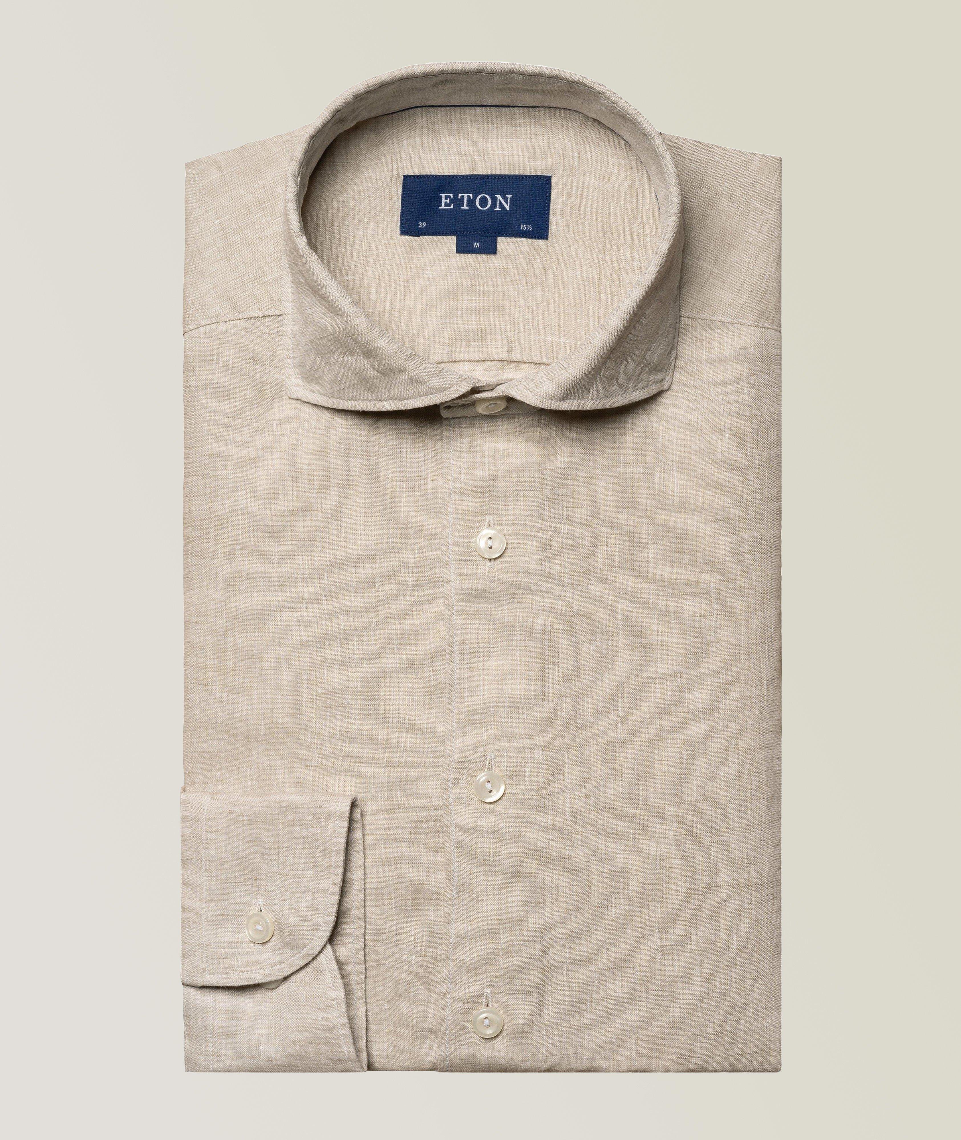 Eton Contemporary-Fit Linen Shirt